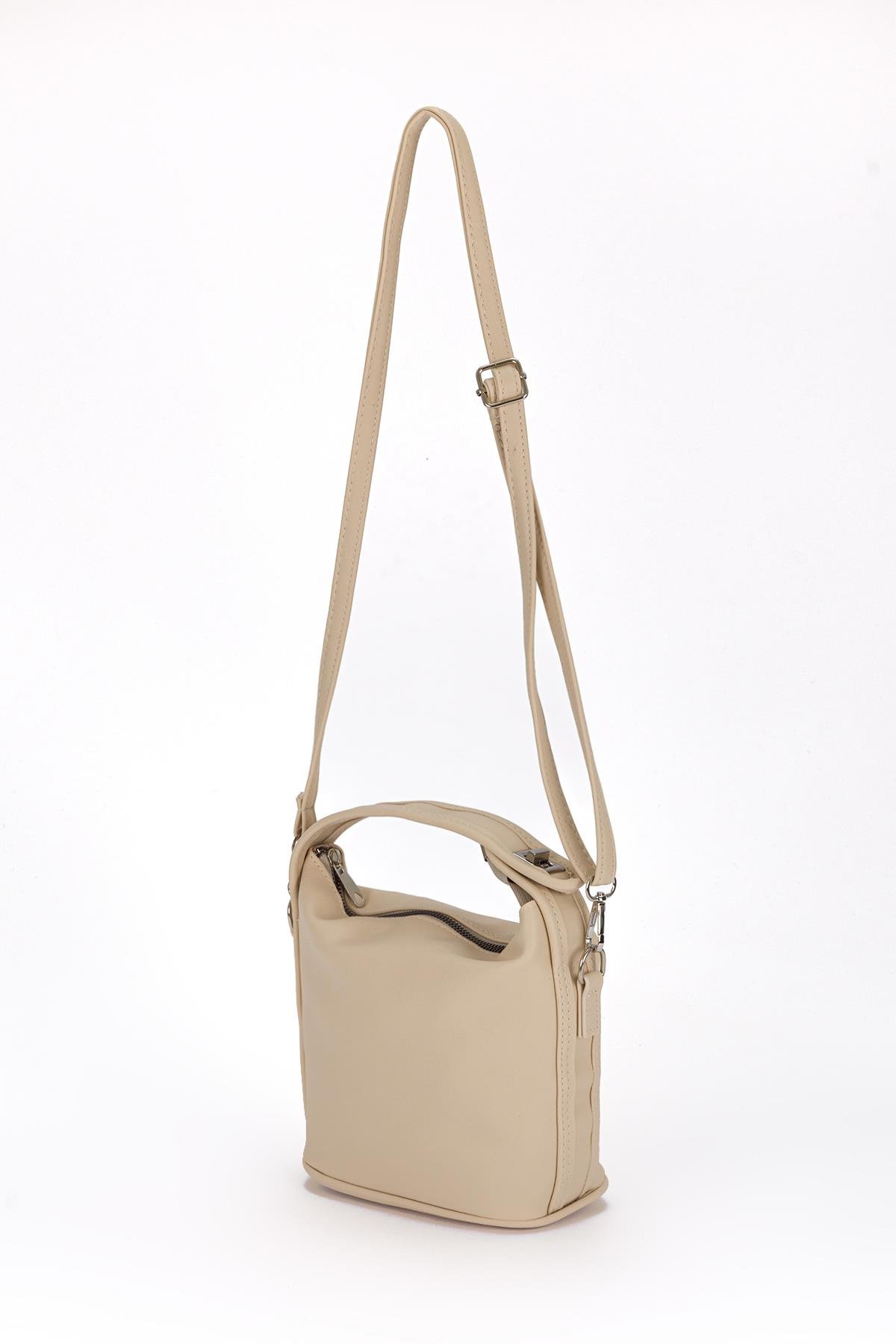 City El ve Çapraz Çanta Ekru