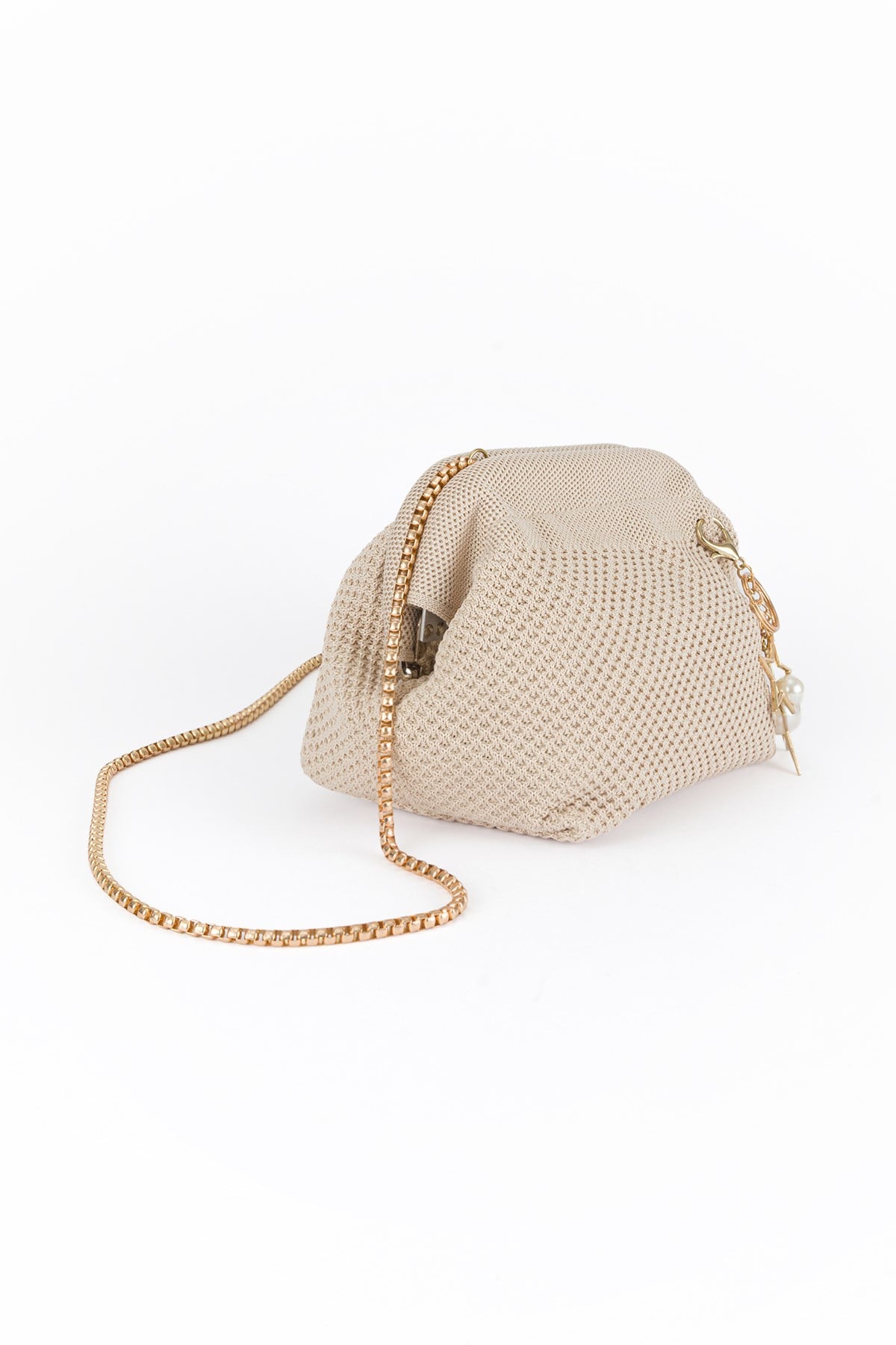 Clutch Çanta Ekru