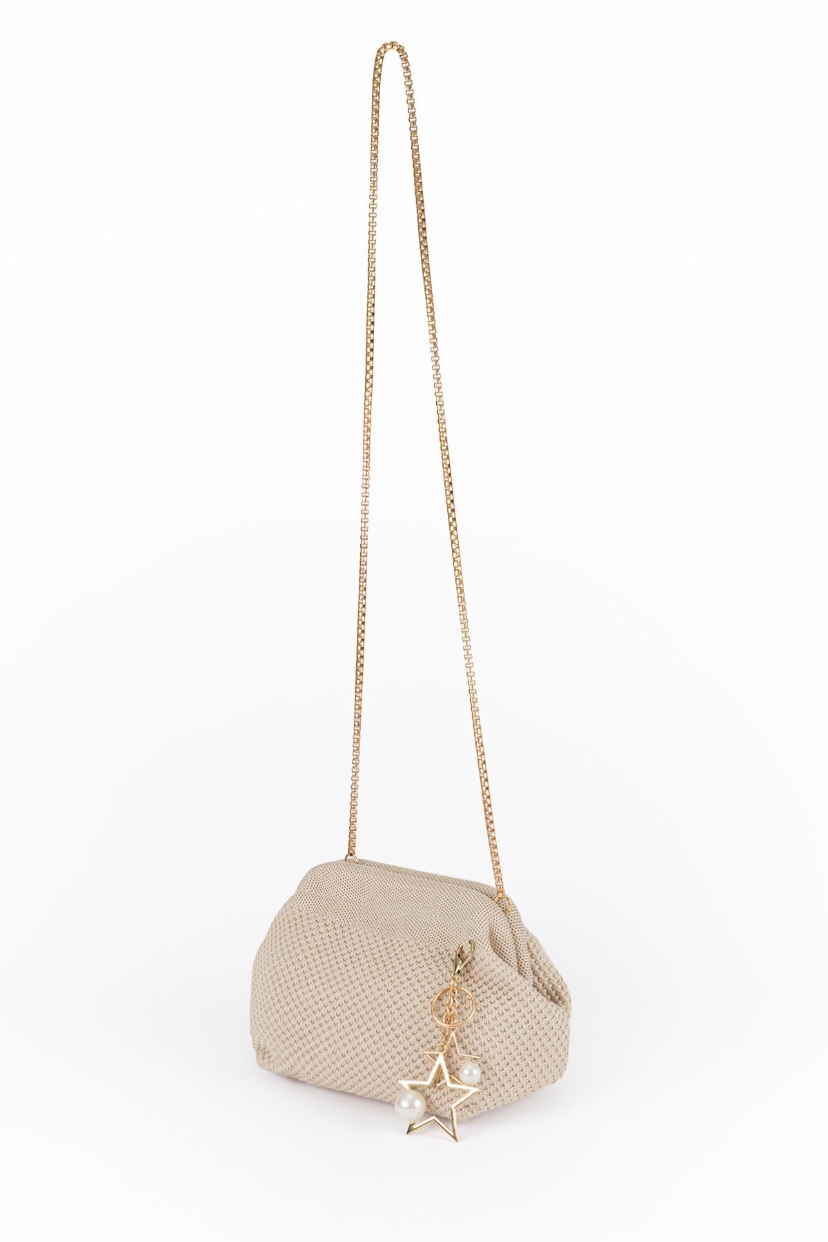 Clutch Çanta Ekru