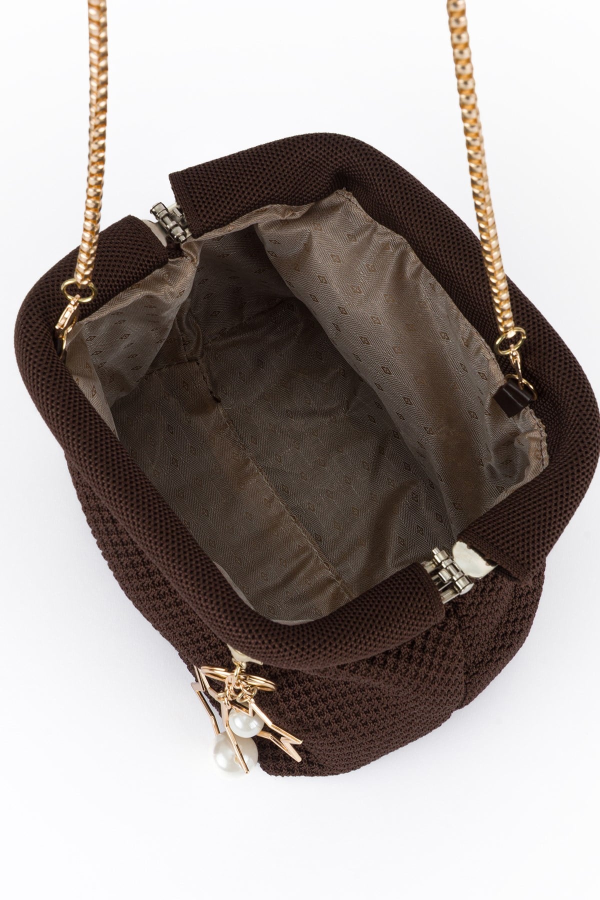 Clutch Çanta Kahve