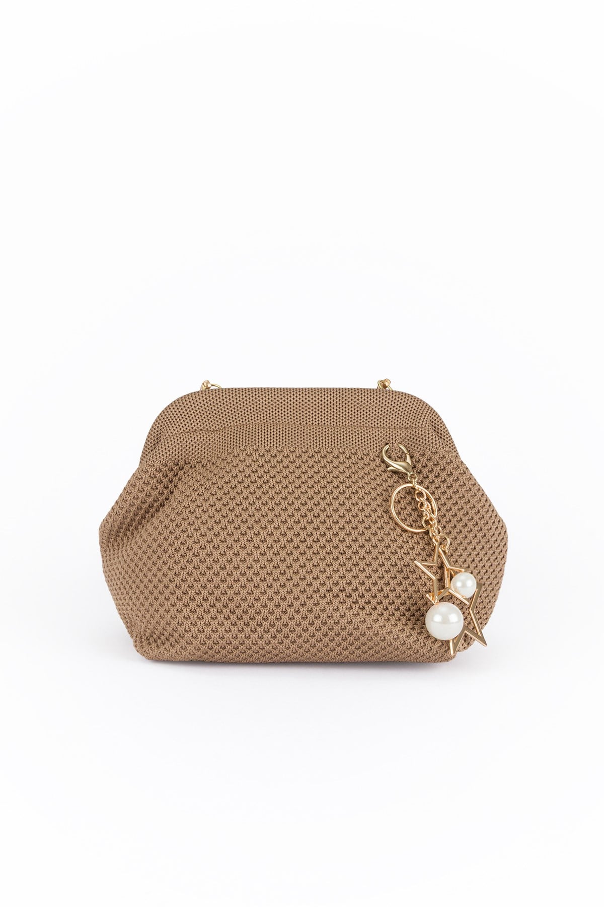 Clutch Çanta Vizon
