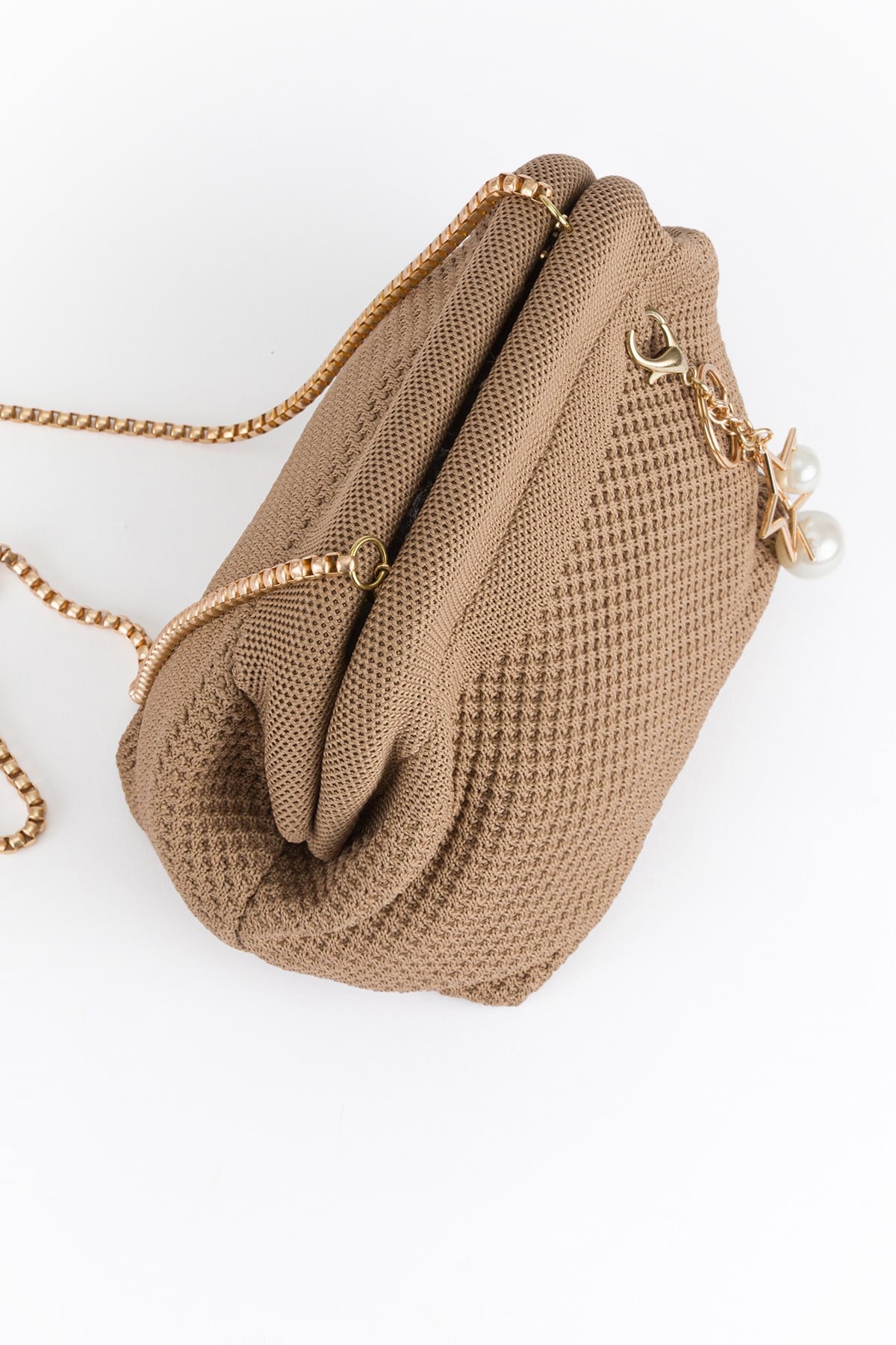Clutch Çanta Vizon