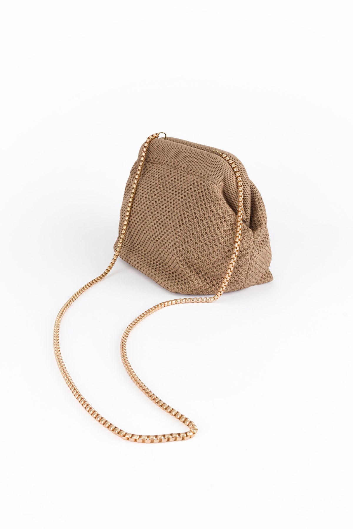 Clutch Çanta Vizon