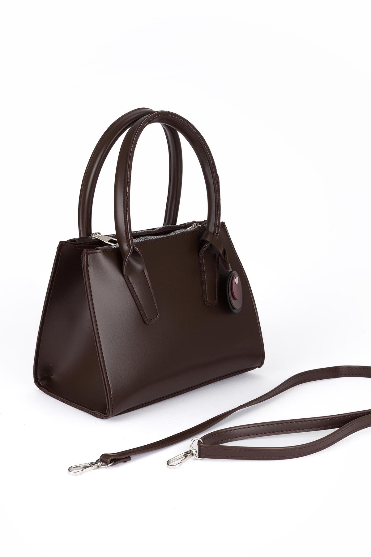 Çok Gözlü El Ve Çapraz Çanta Kahve