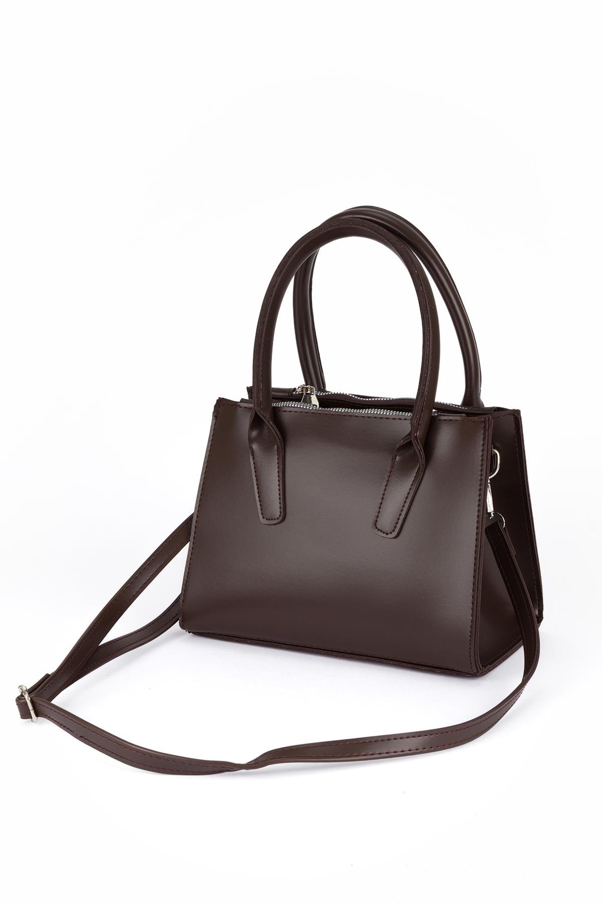 Çok Gözlü El Ve Çapraz Çanta Kahve