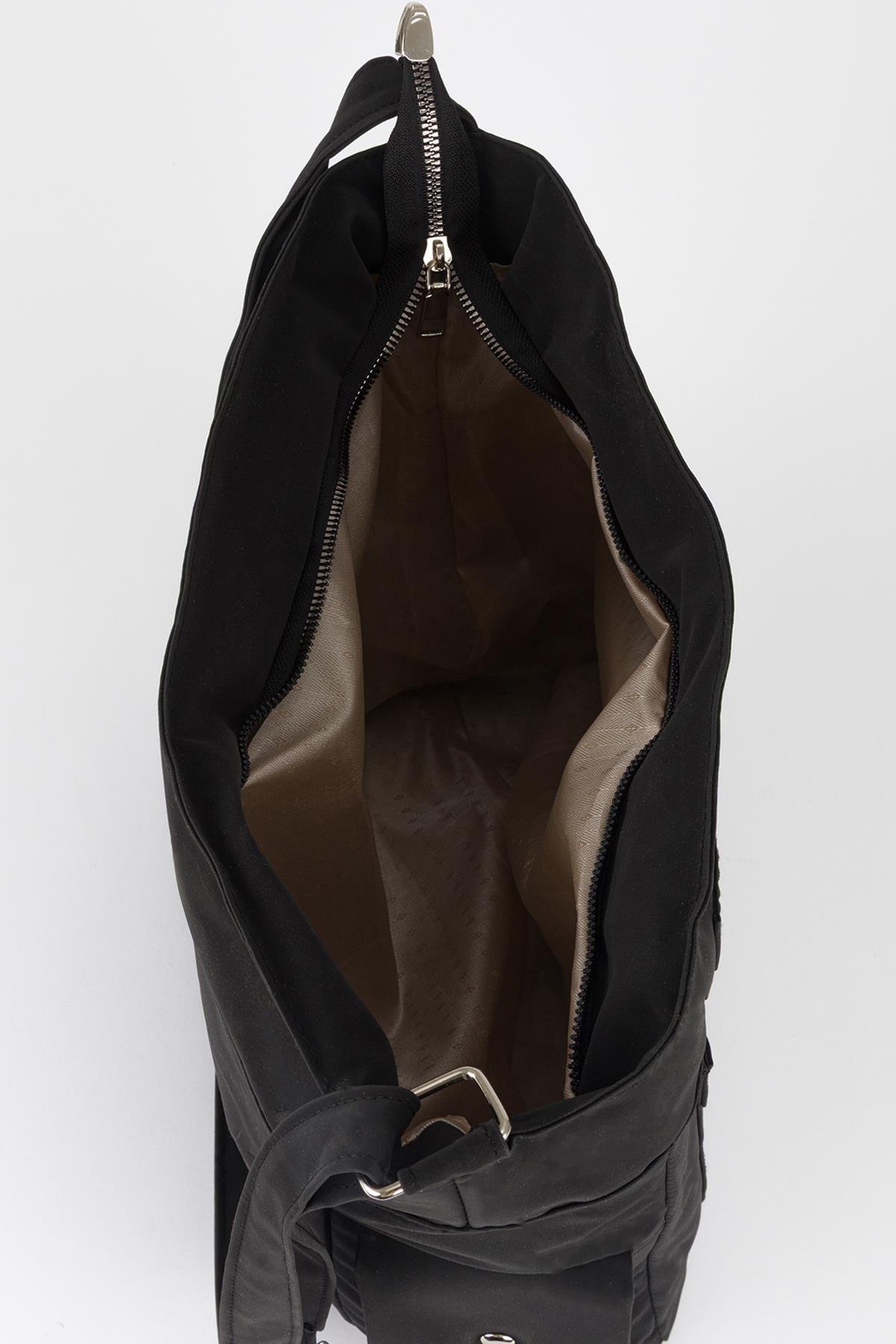 College Omuz Çantası Siyah