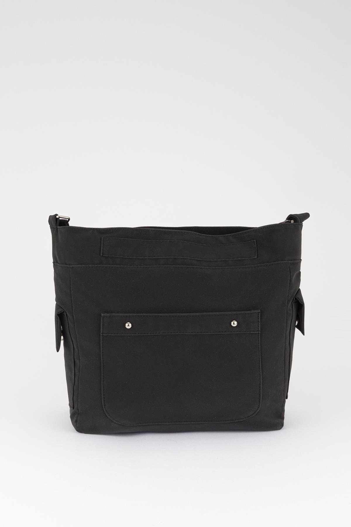 College Omuz Çantası Siyah