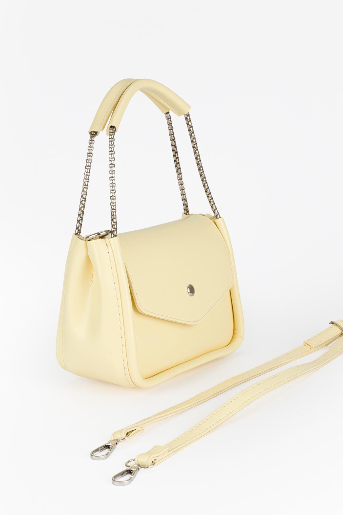 Cute El ve Çapraz Çanta Sarı