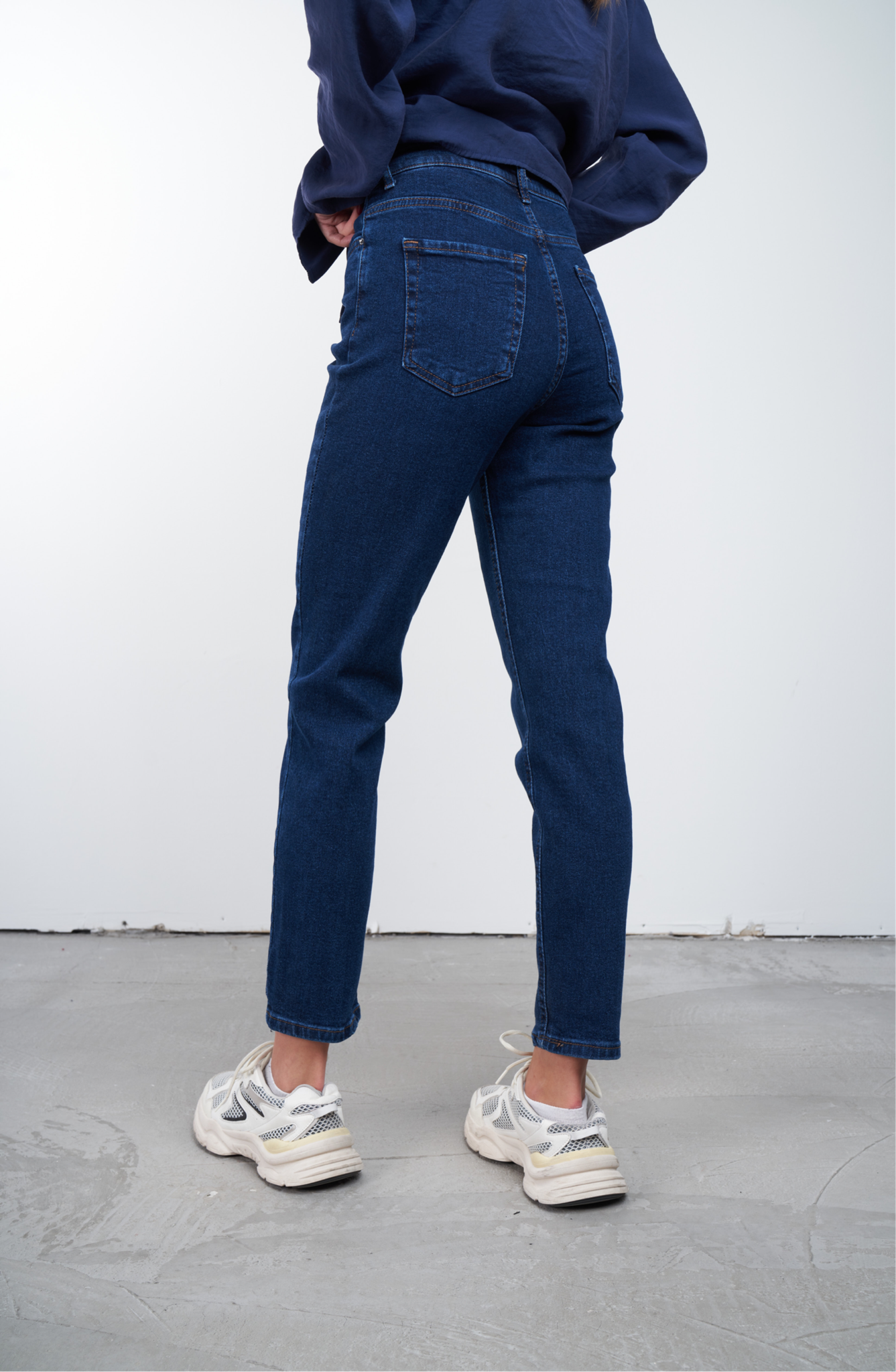 Dar Paça Jean Pantolon Lacivert