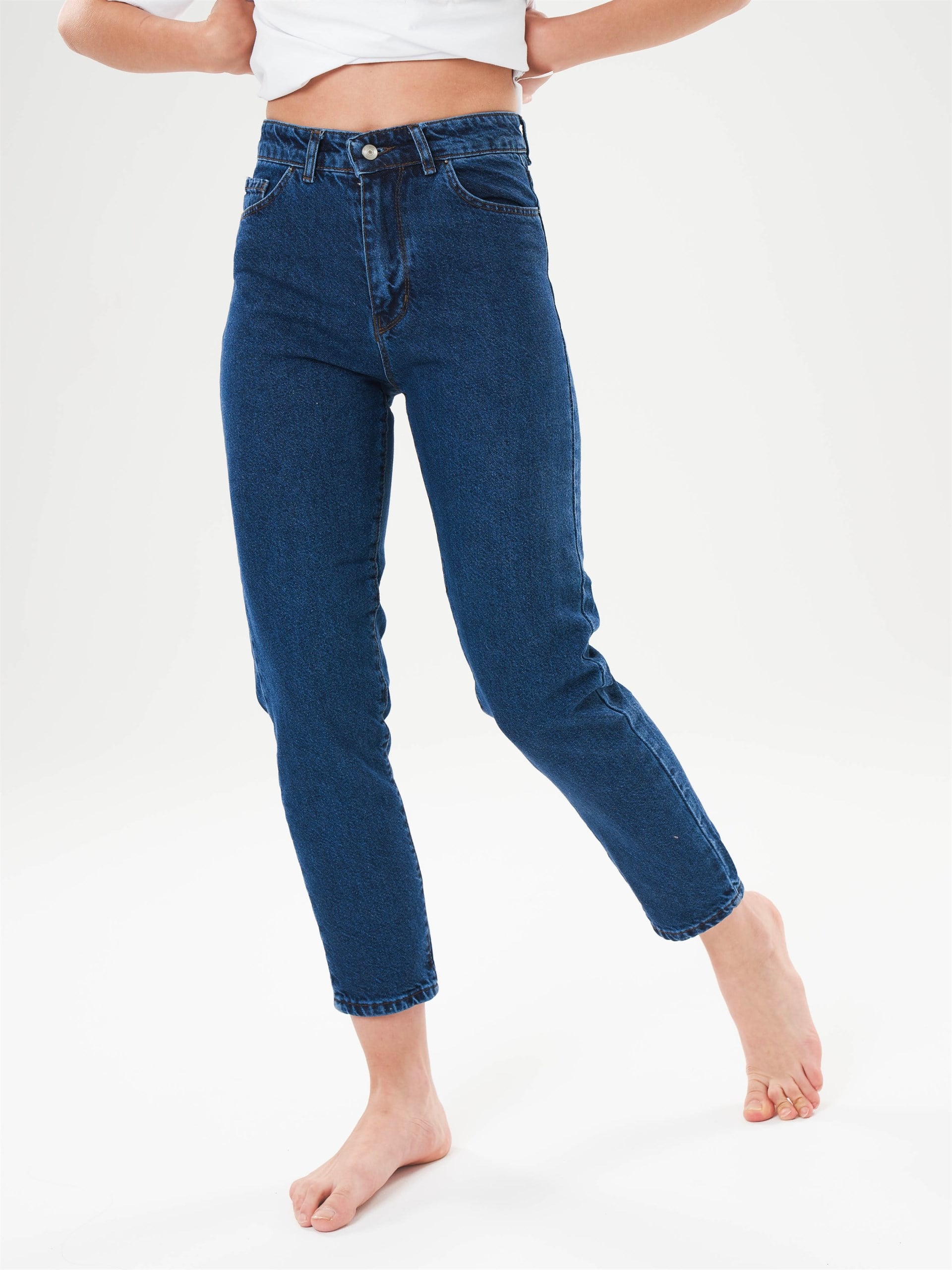 Dar Paça Mom Jean Pantolon