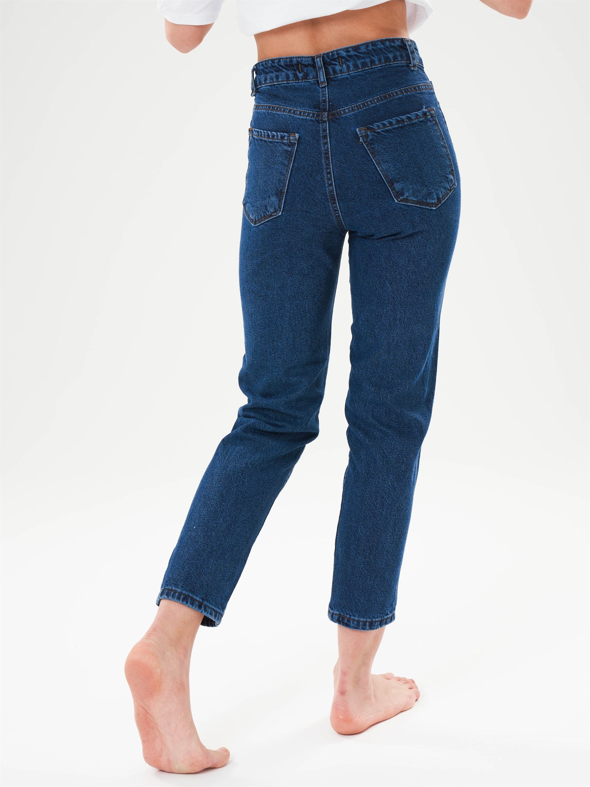 Dar Paça Mom Jean Pantolon