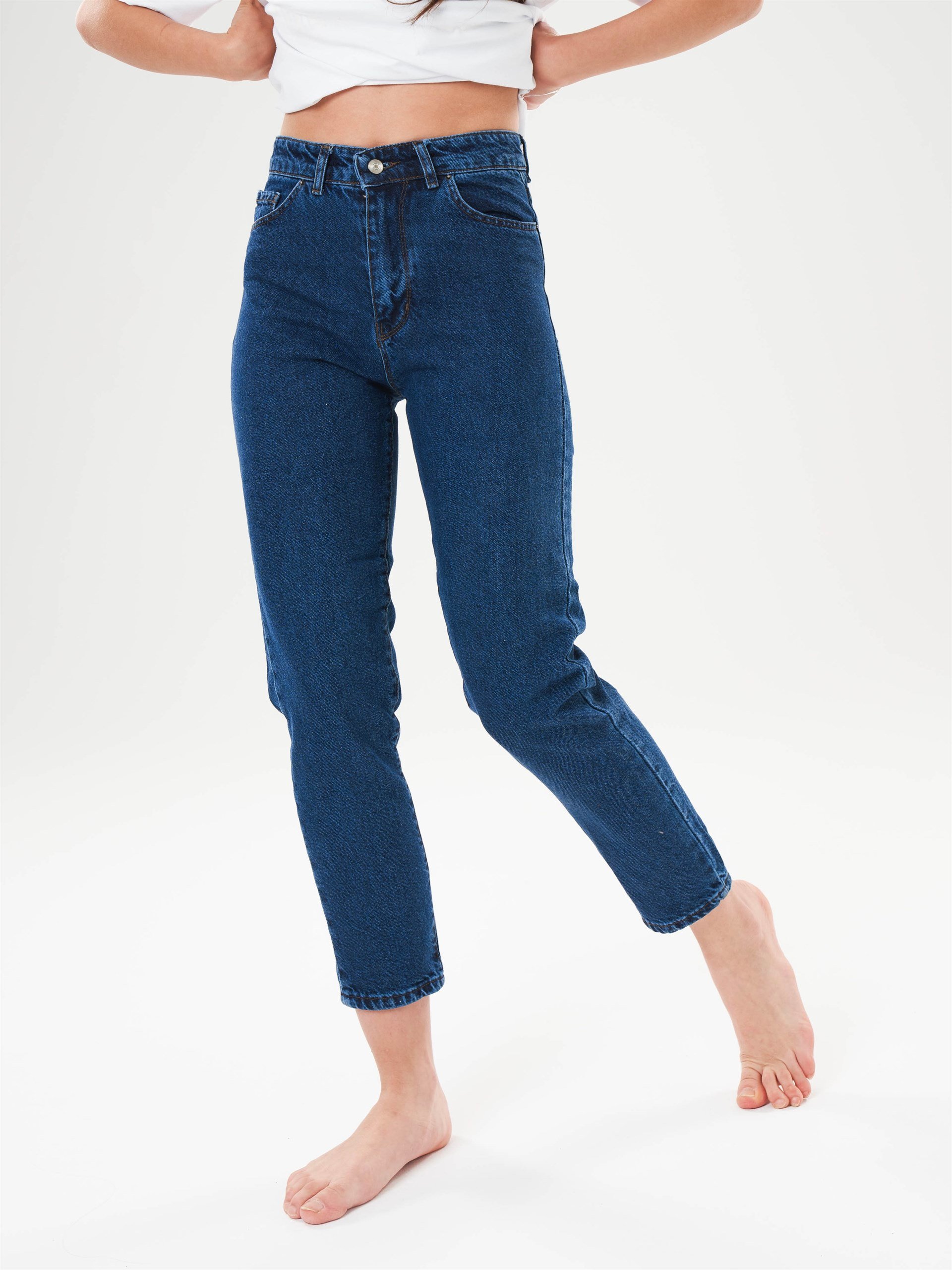 Dar Paça Mom Jean Pantolon