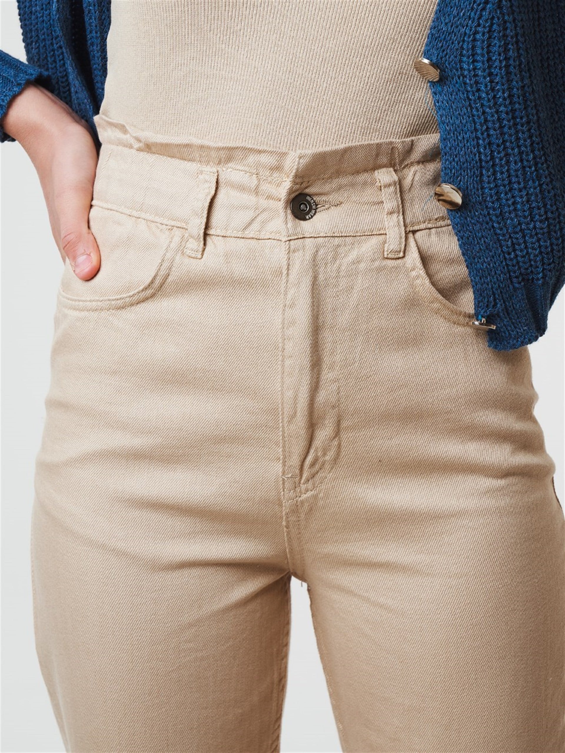 Dar Paça Mom Pantolon