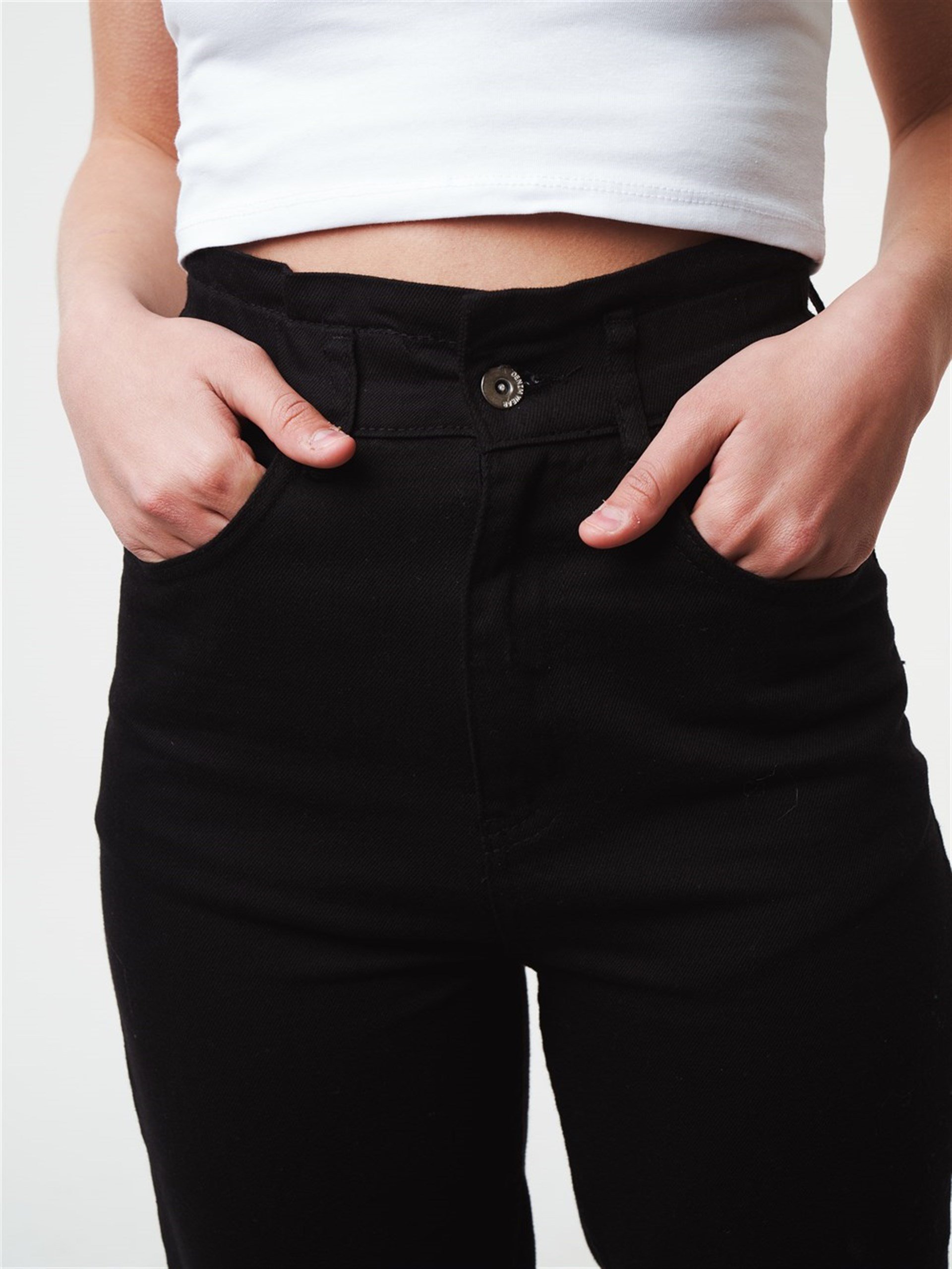 Dar Paça Mom Pantolon