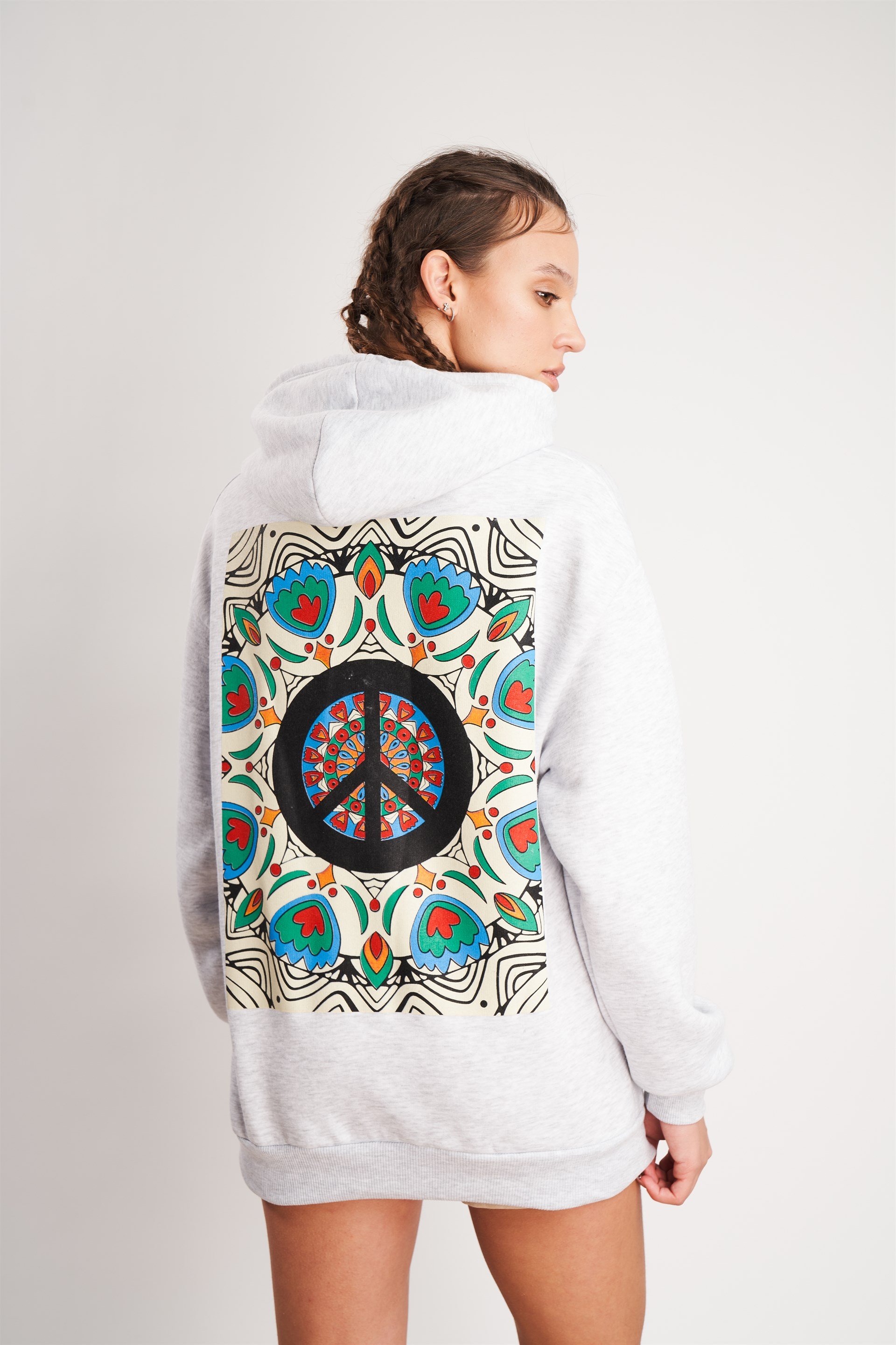 Desen Baskılı Sweatshirt