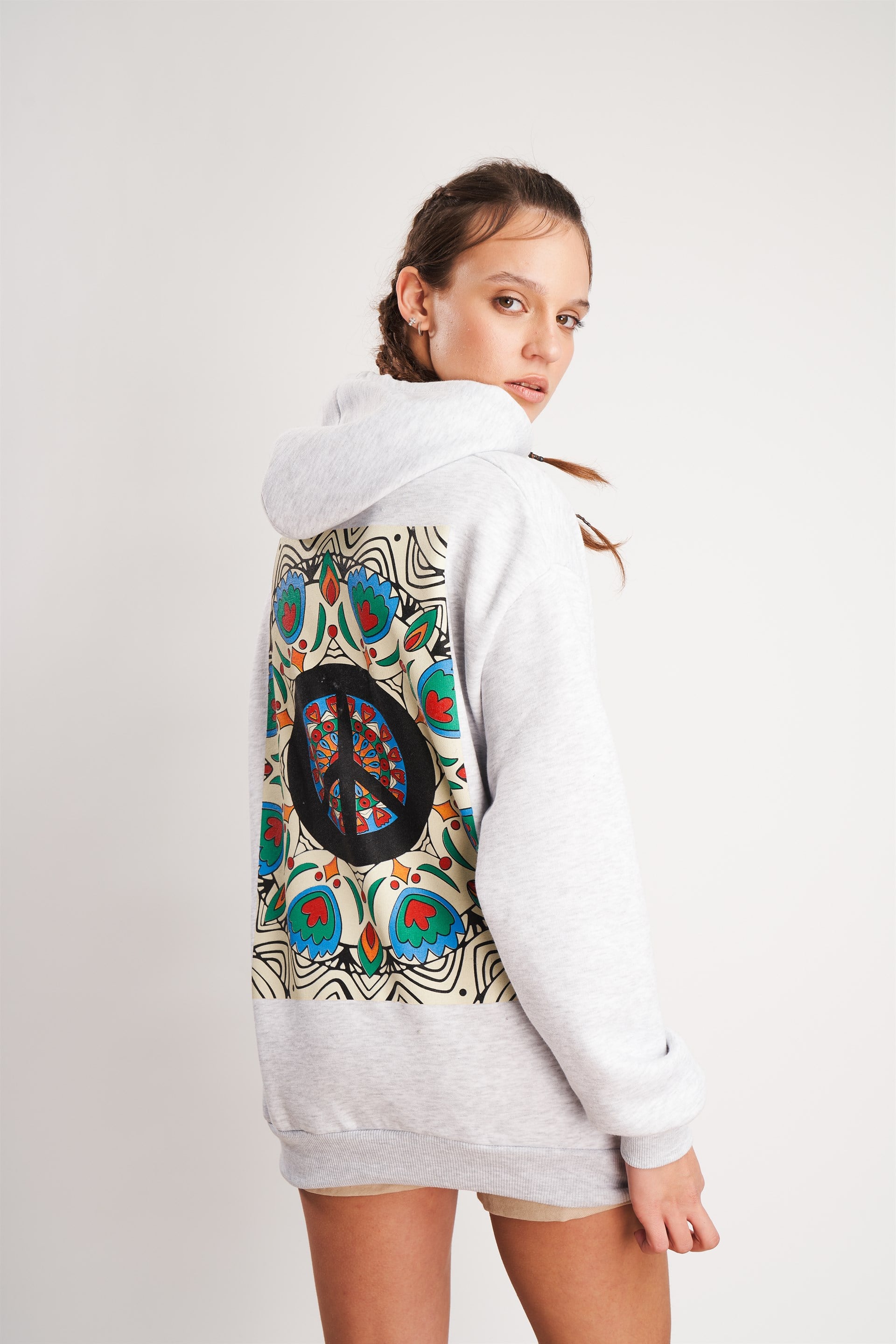 Desen Baskılı Sweatshirt