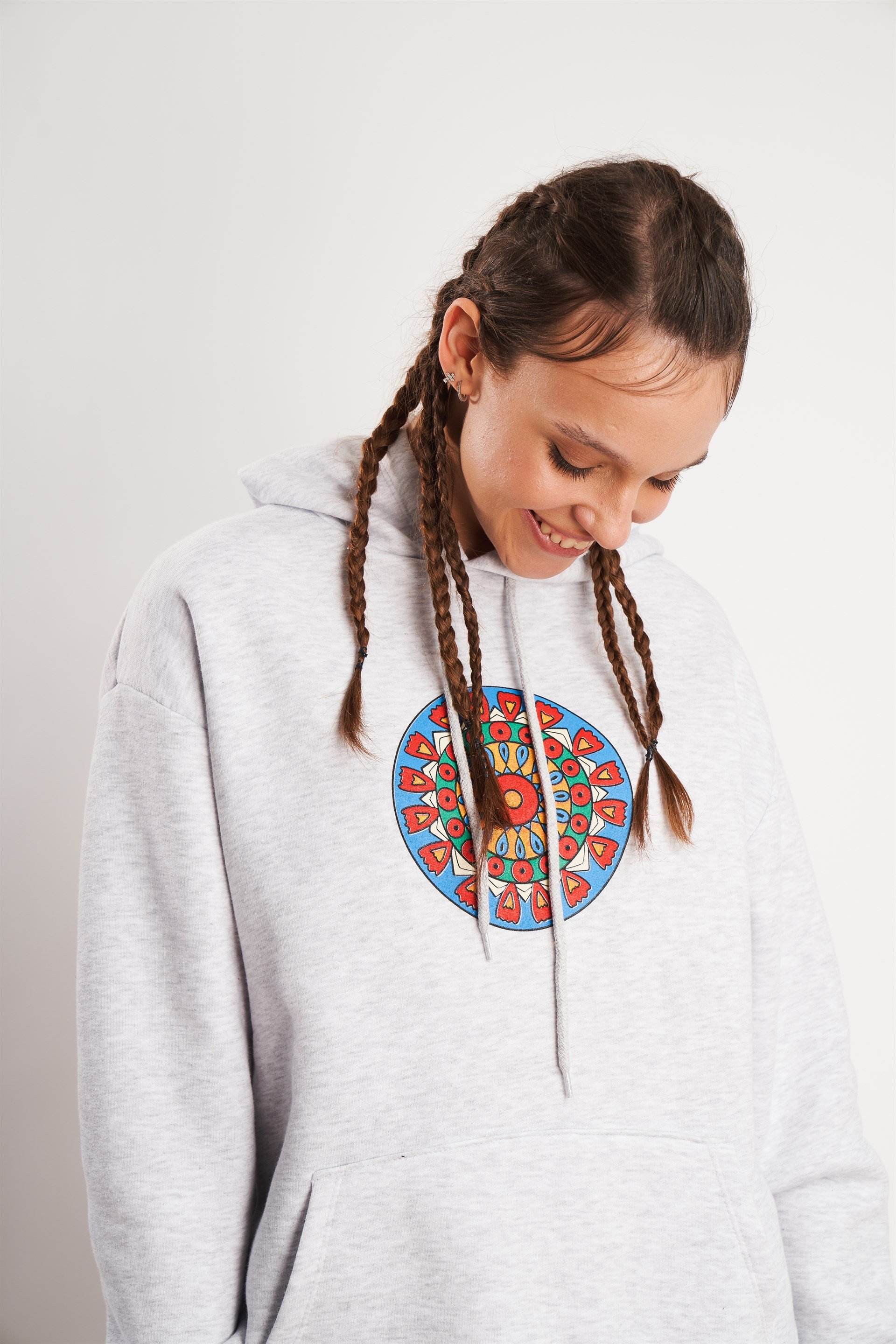 Desen Baskılı Sweatshirt
