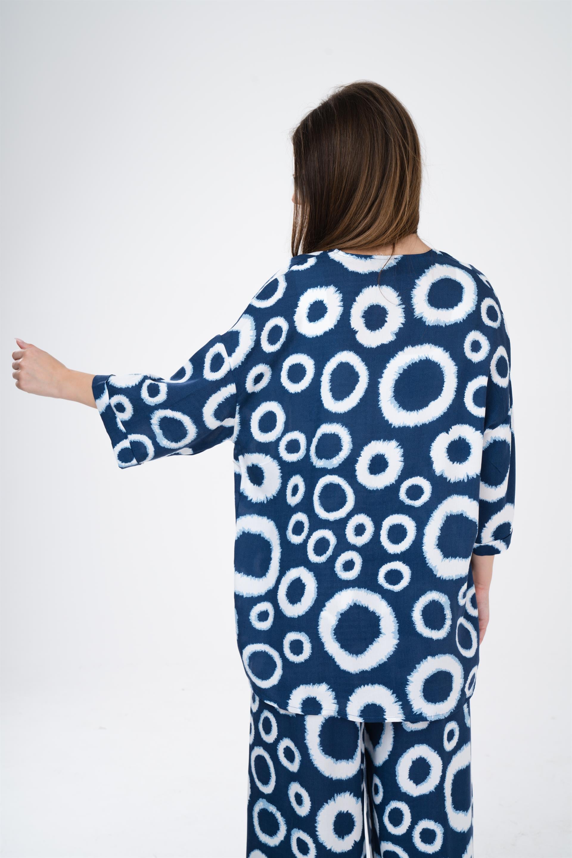 Desenli Kimono