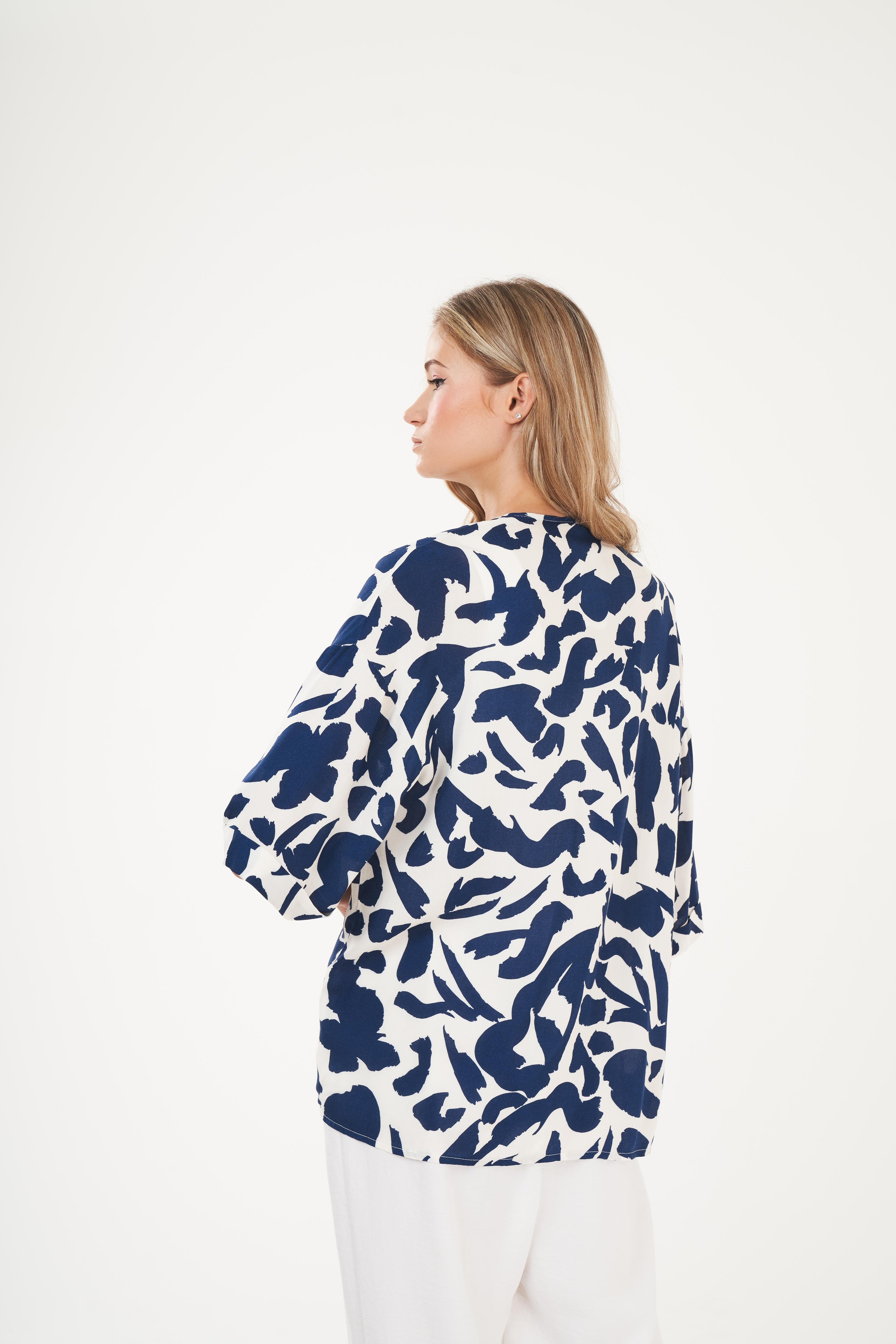 Desenli Kimono