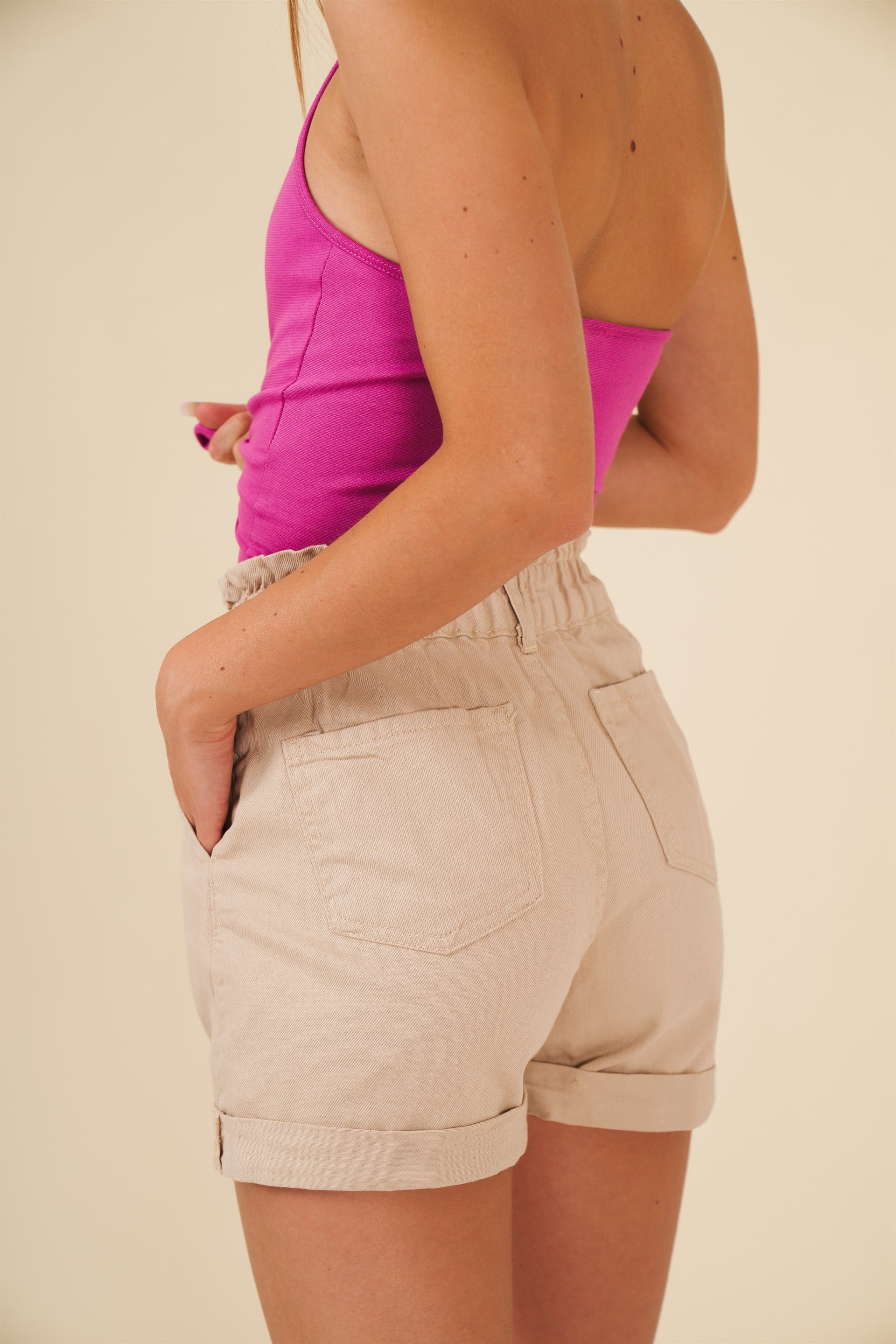 Duble Paça Mini Şort