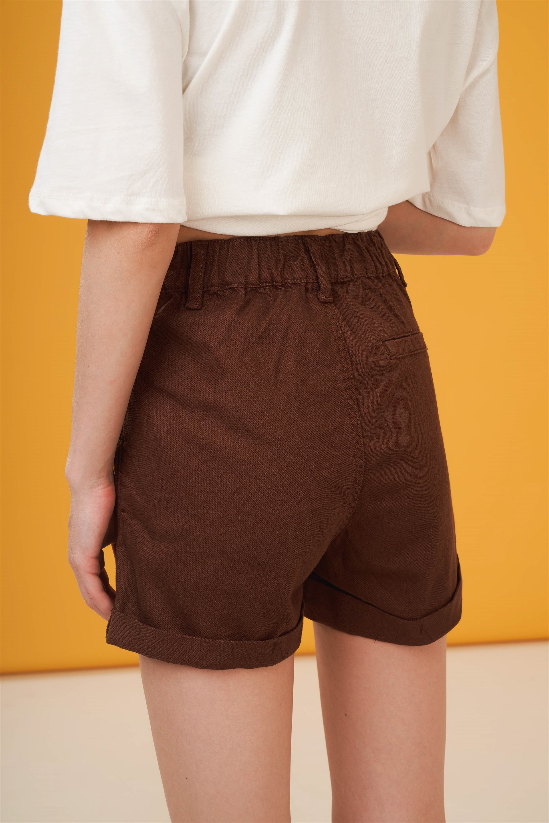 Duble Paça Mini Şort