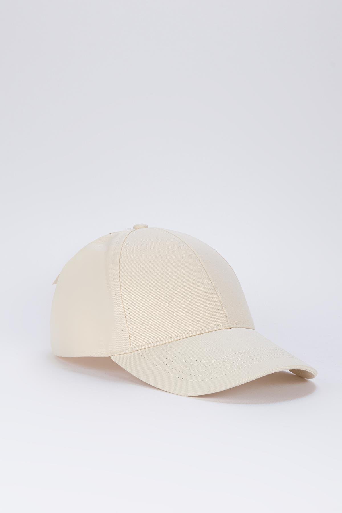 Düz Basic Kep Bej