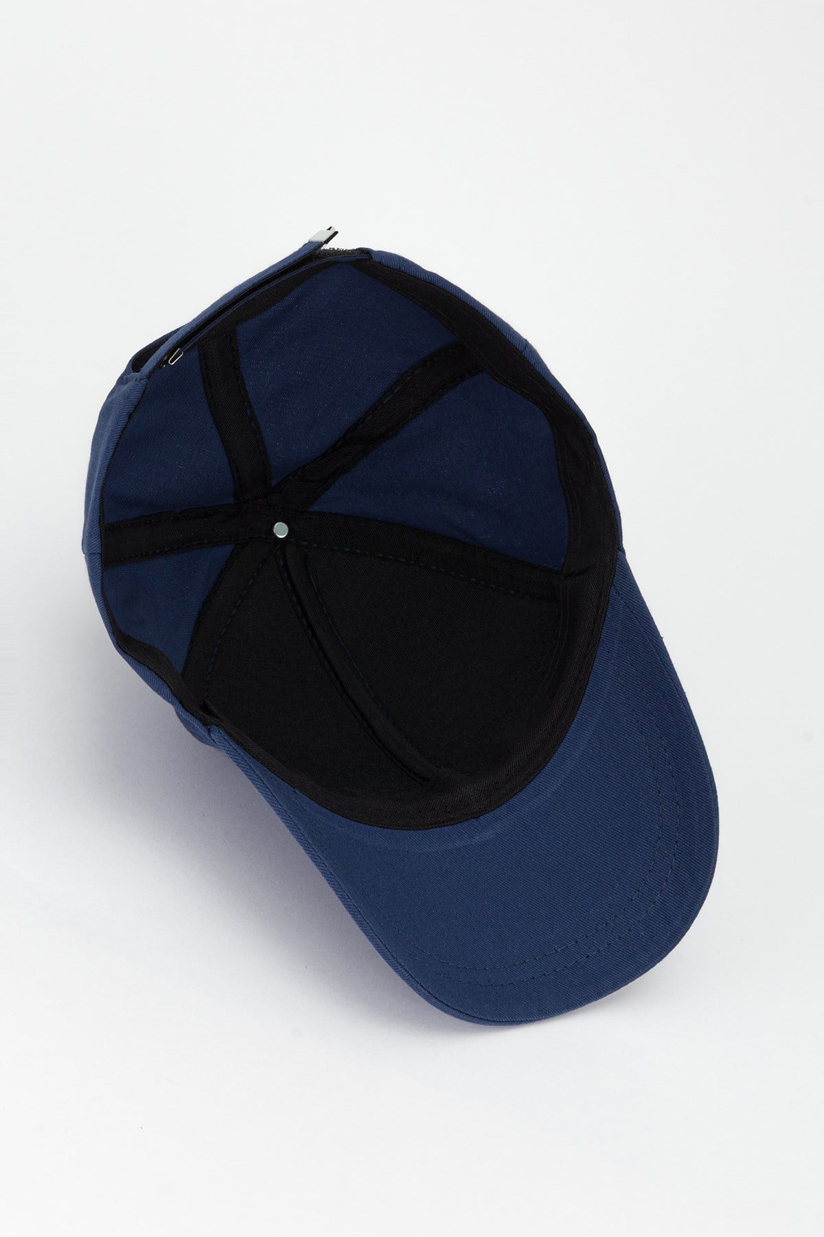 Düz Basic Kep Indigo