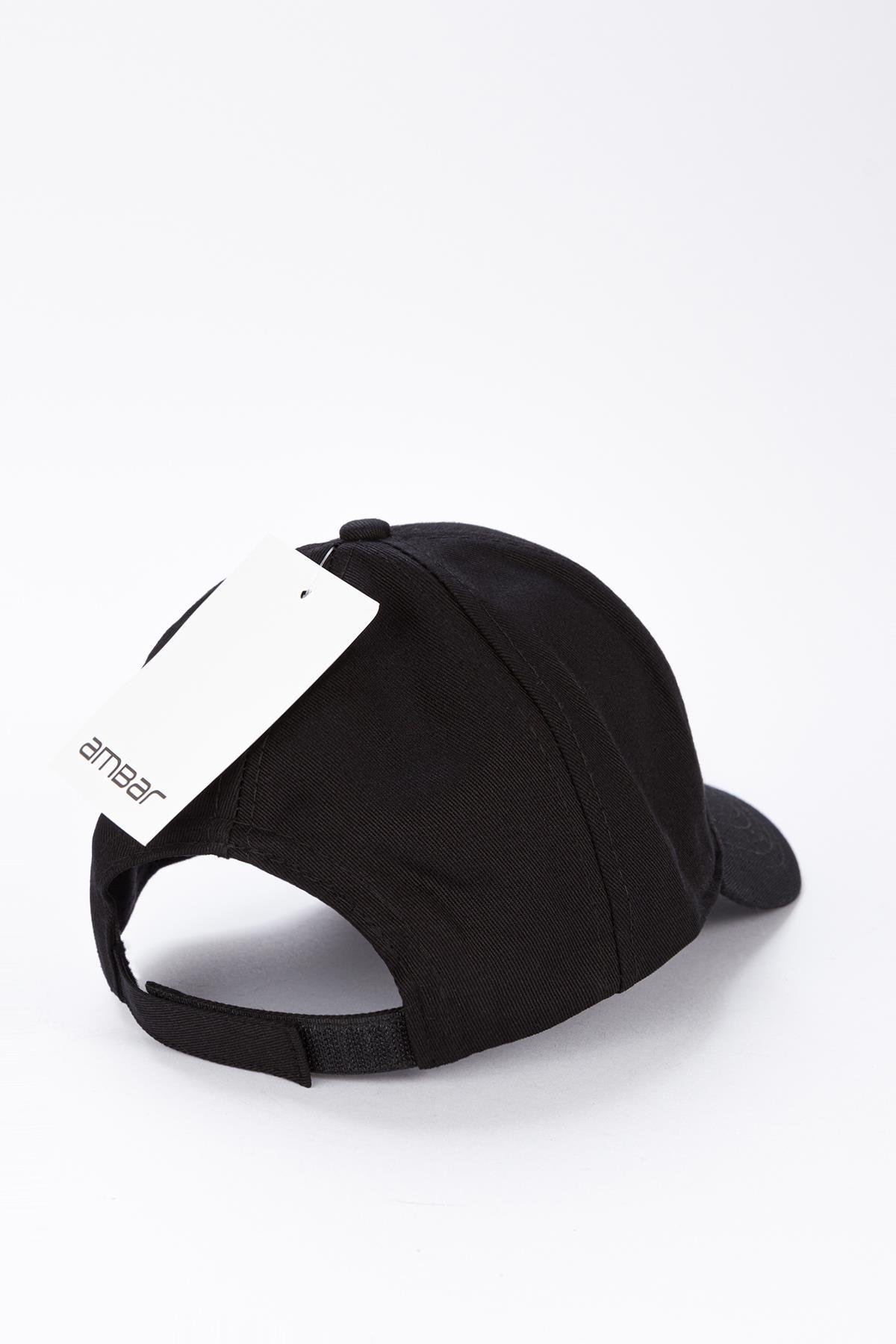 Düz Basic Kep Siyah