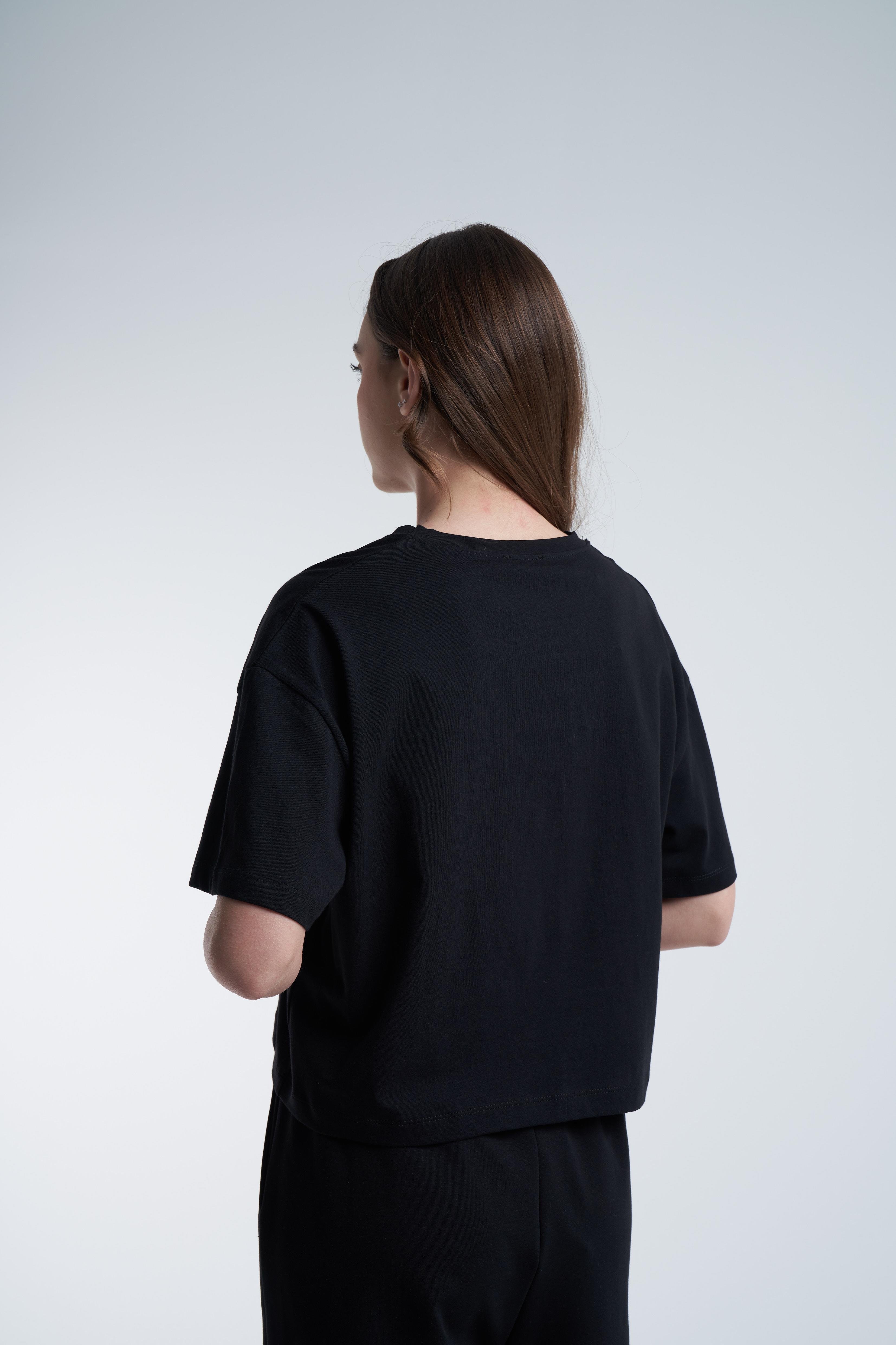 Düz Basic Kısa T-shirt