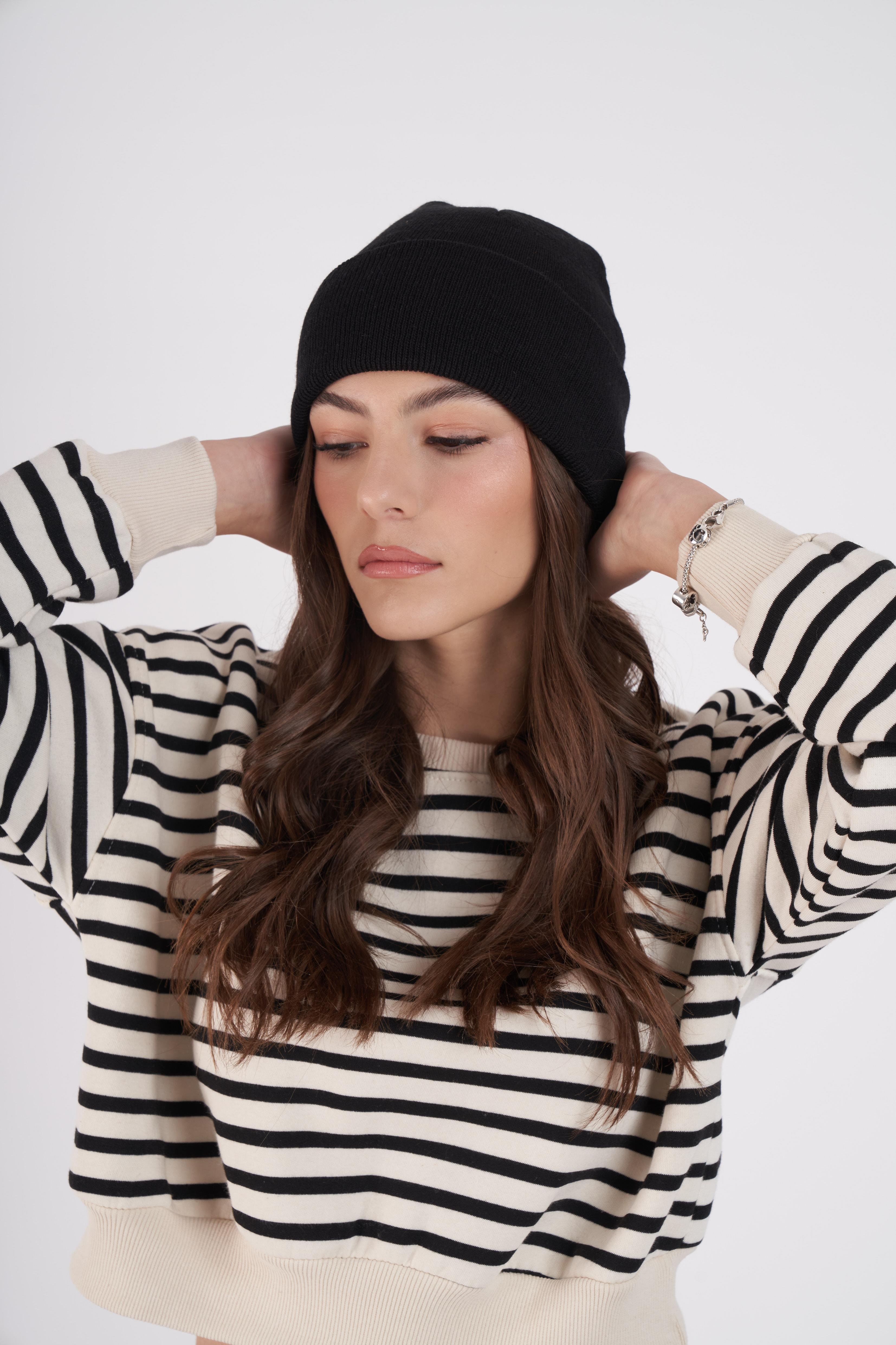 Düz Unisex Basic Bere