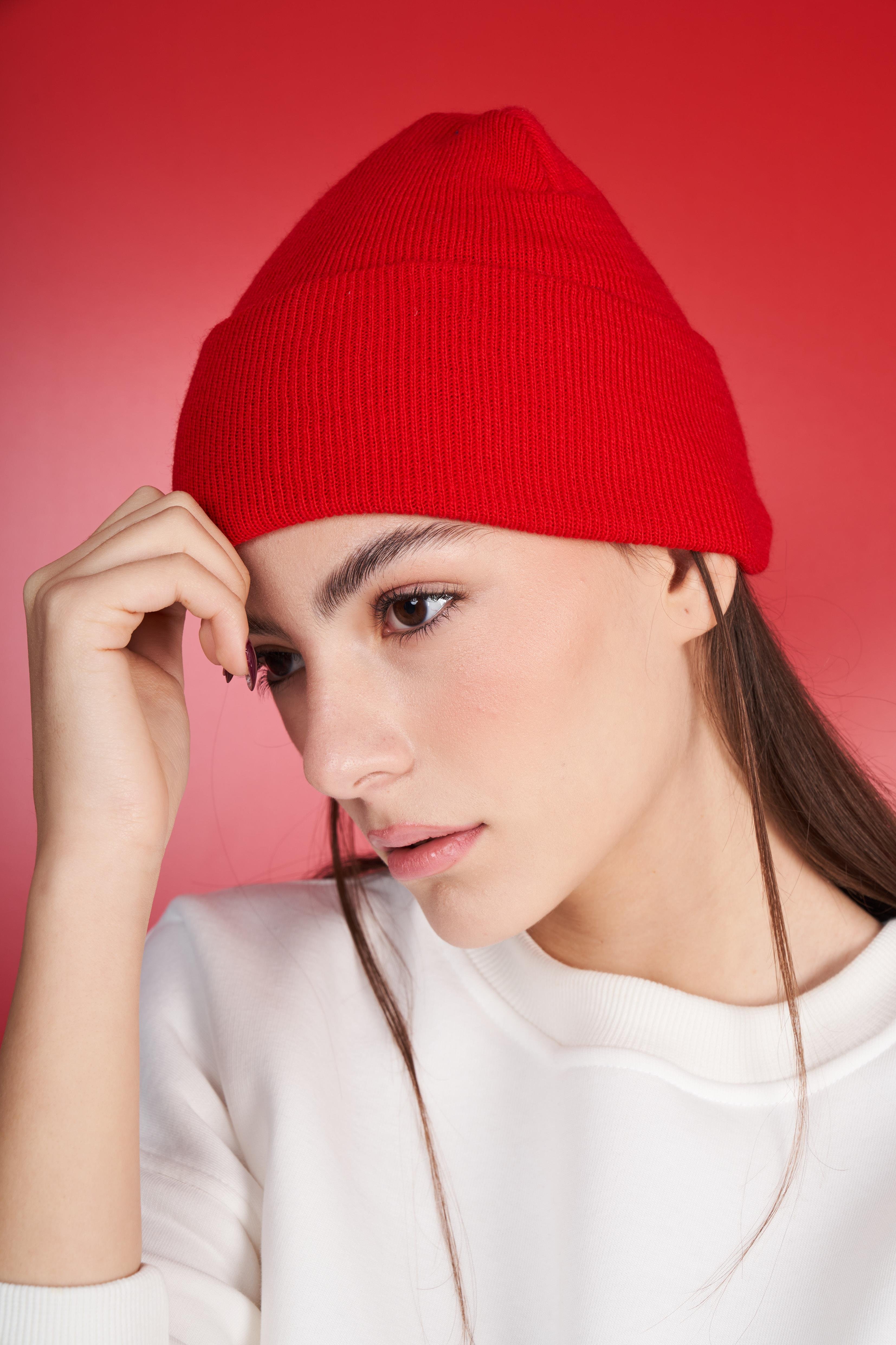 Düz Unisex Basic Bere