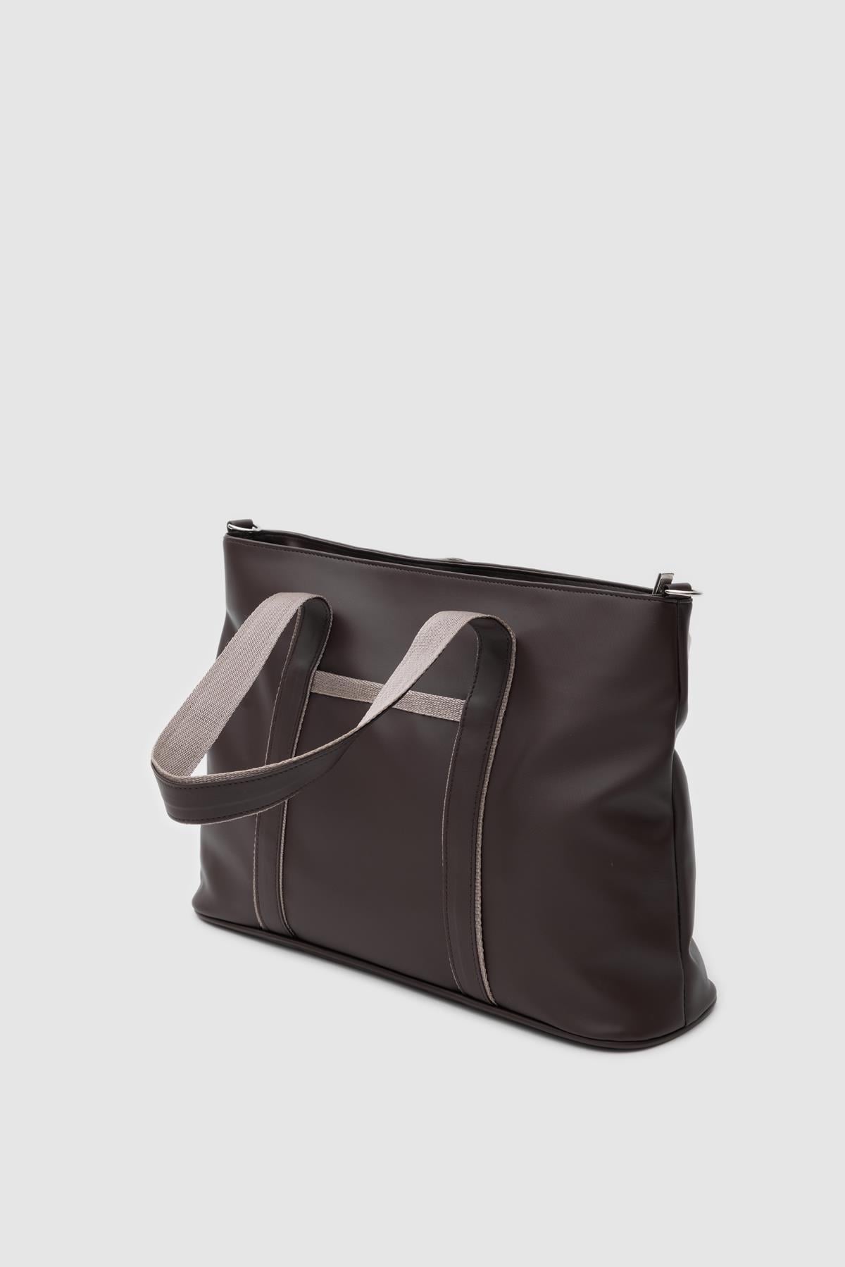 Fabric Omuz Çantası Acı Kahve