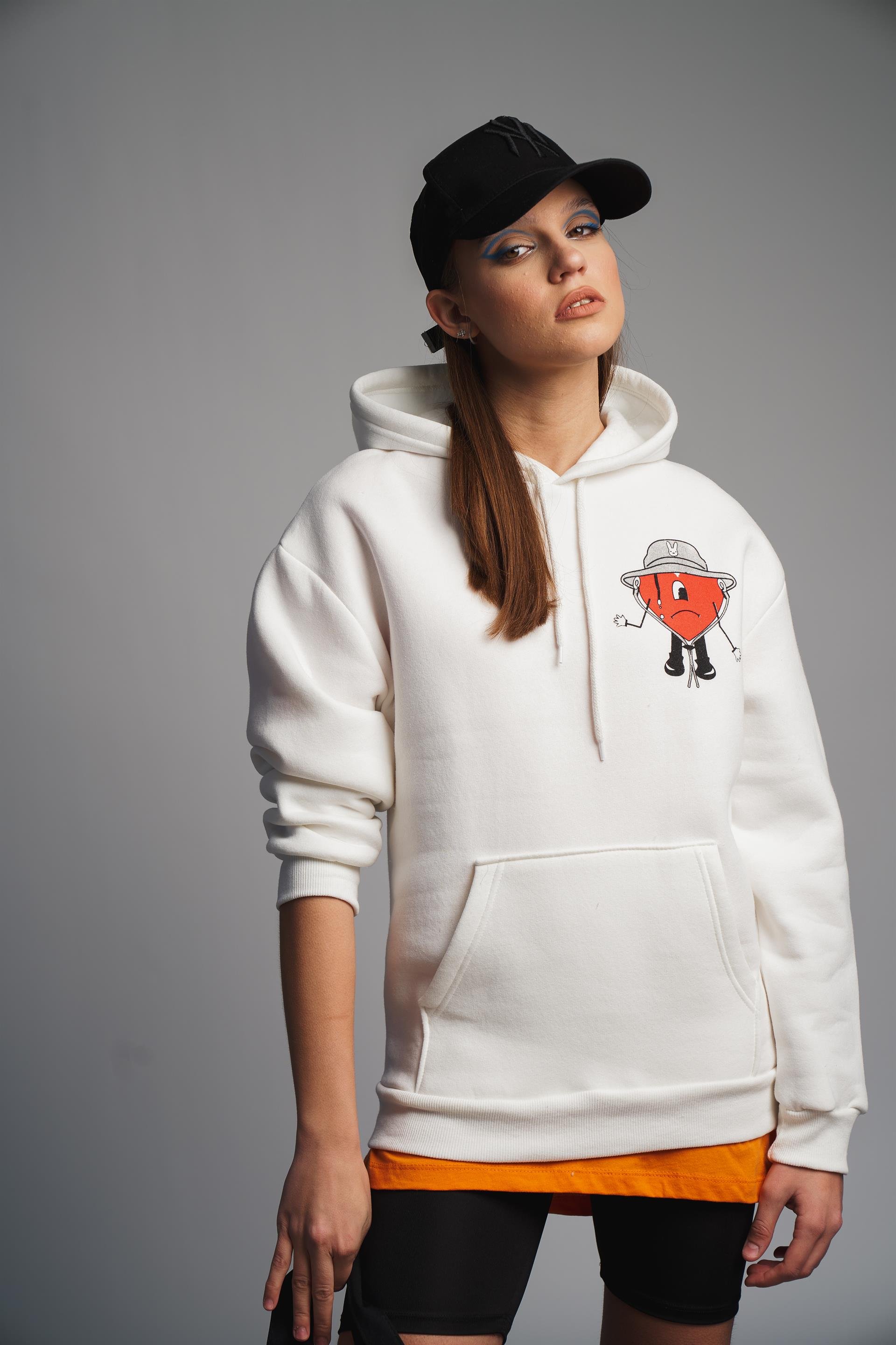Figür Baskılı Sweatshirt