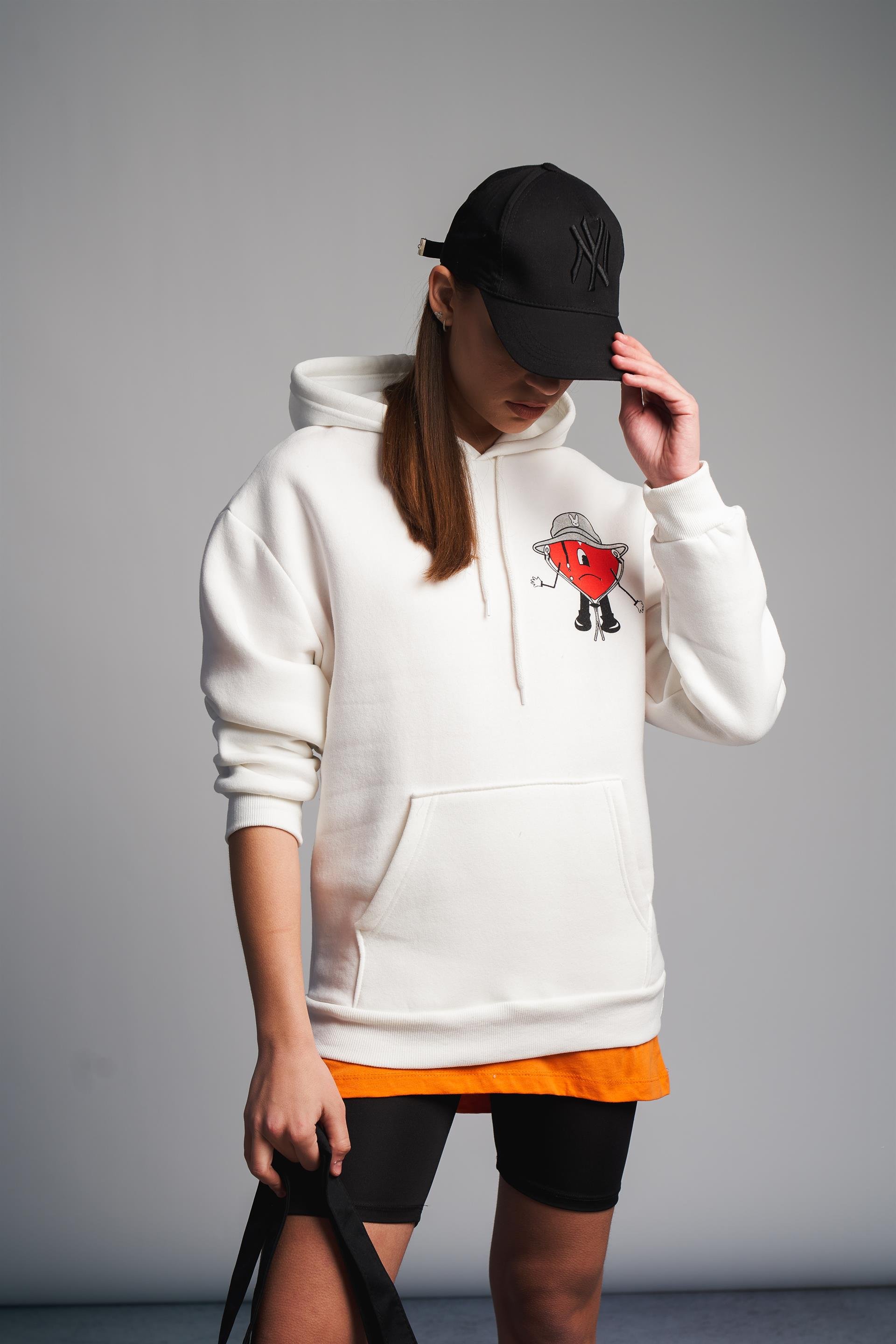 Figür Baskılı Sweatshirt