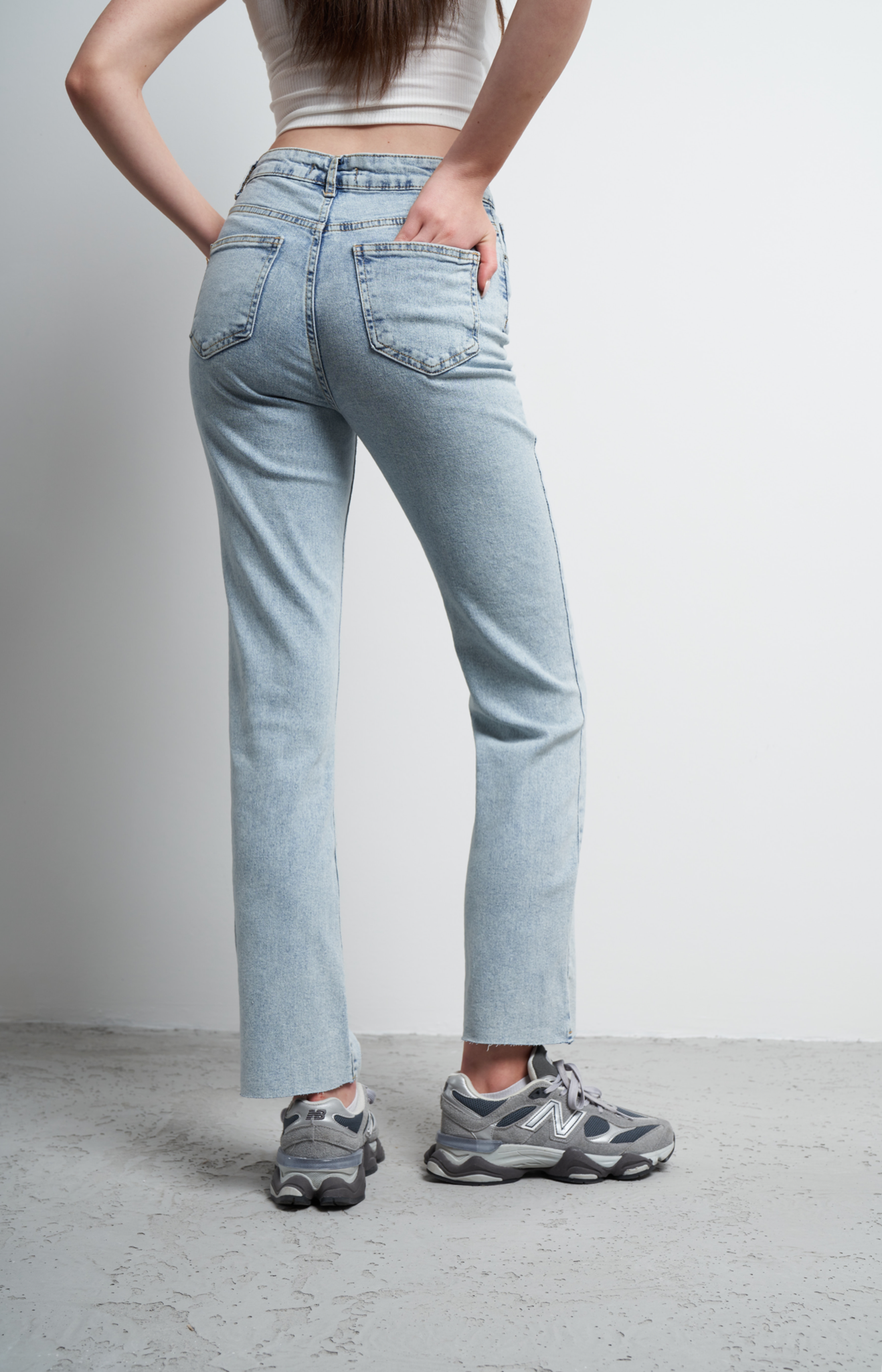 Flare Fit Jean Pantolon Açık Mavi