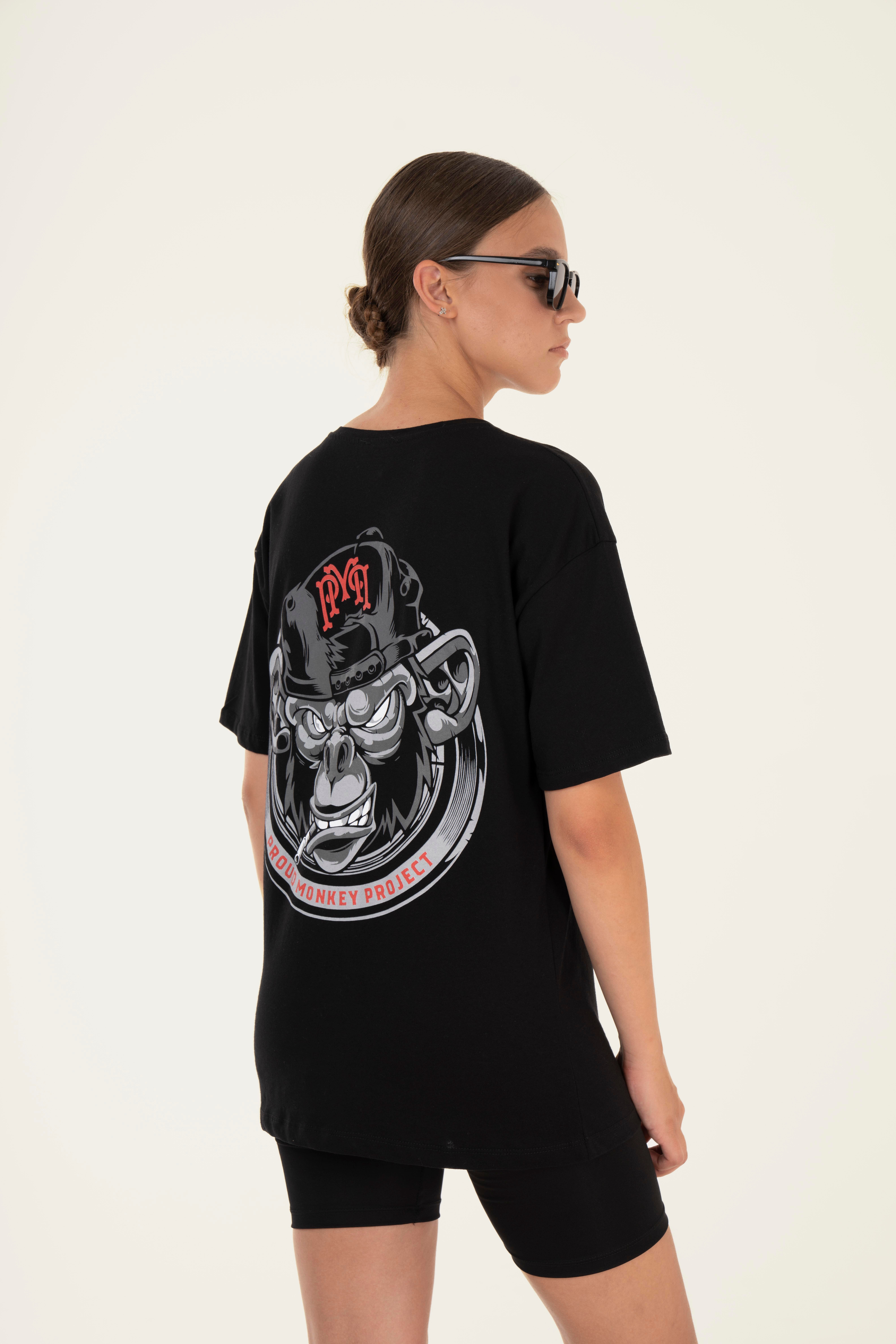 Goril Baskılı T-shirt