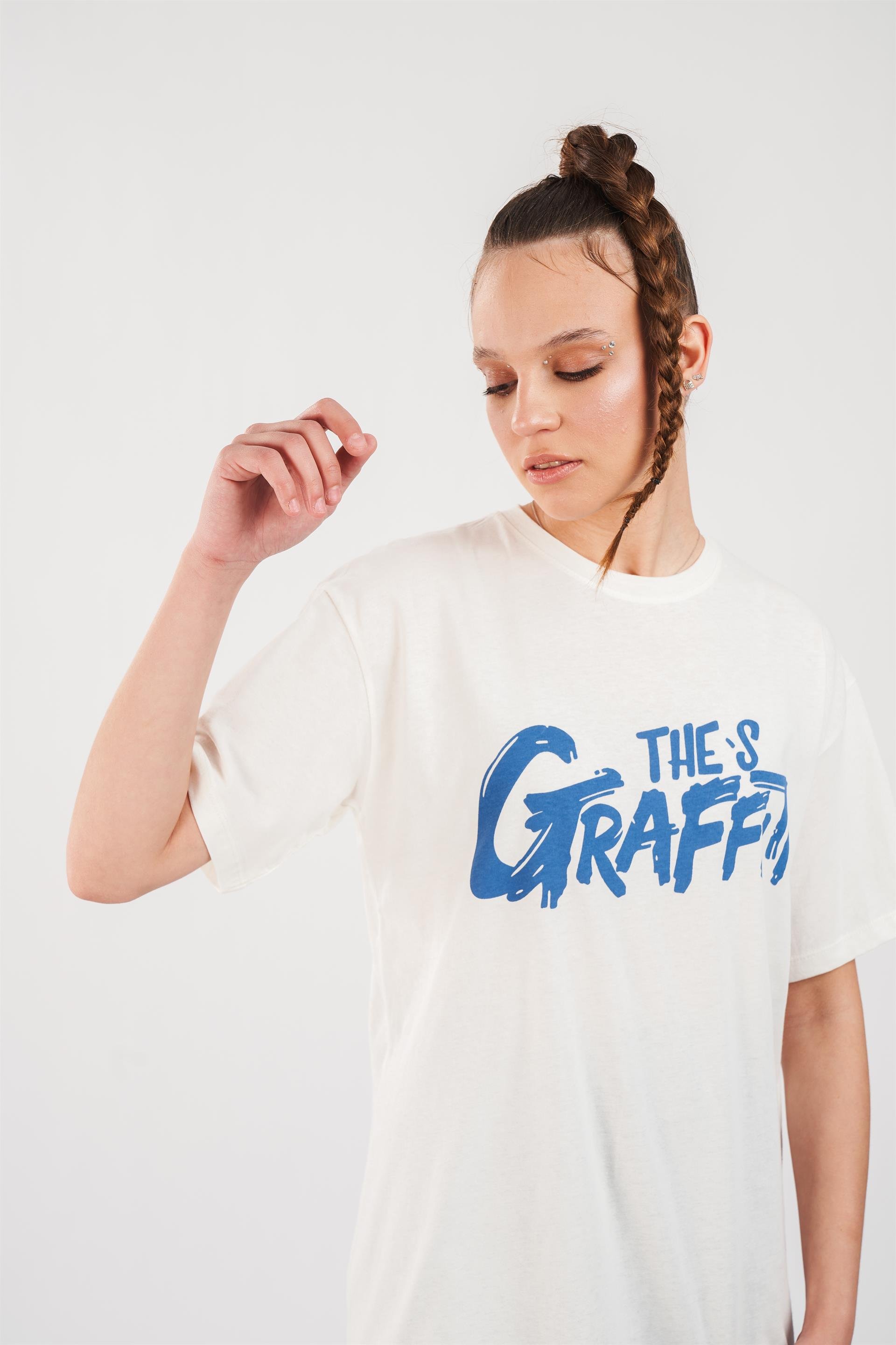 Gtraffiti Baskılı T-shirt