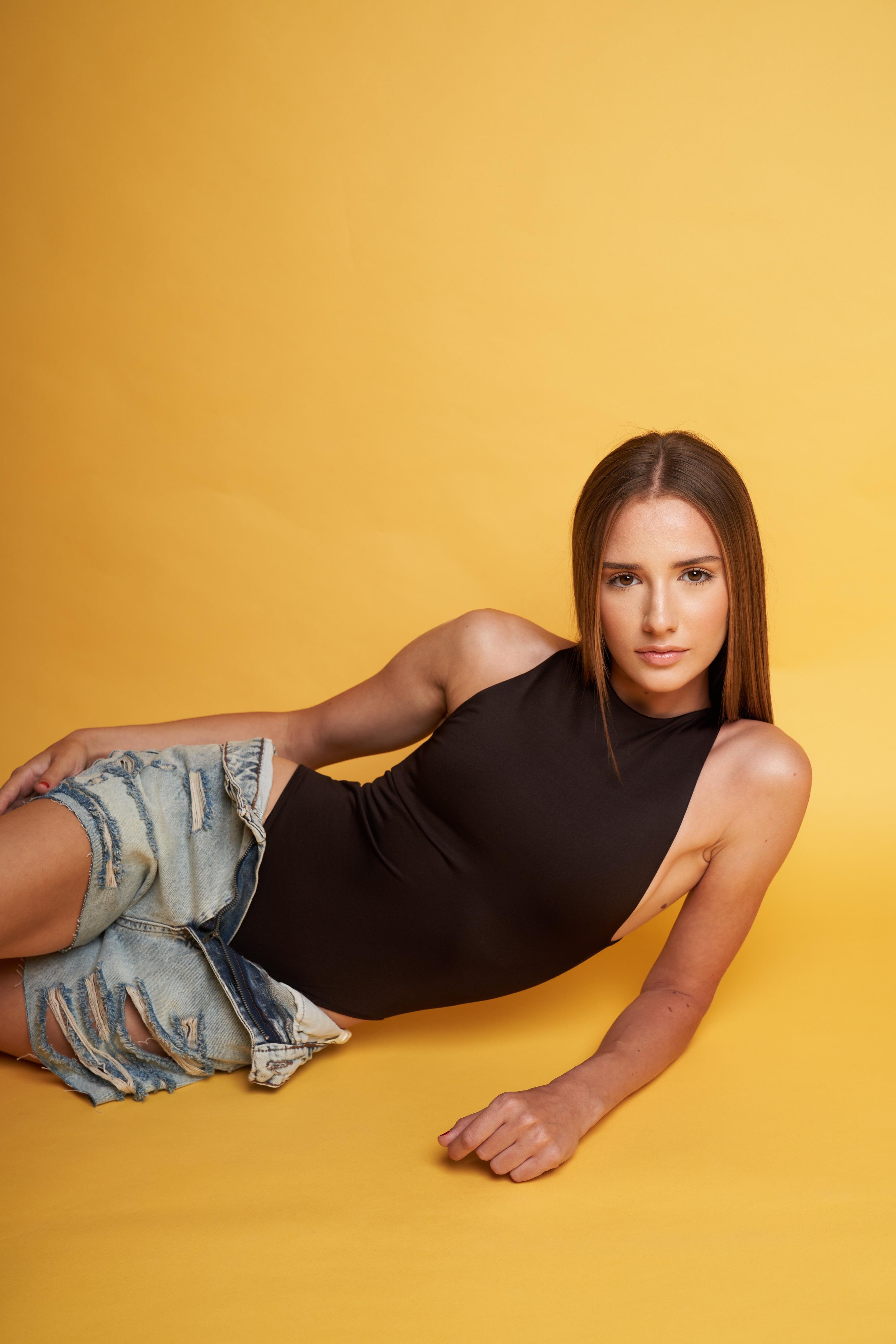Halter Yaka Basic Bodysuit Kahve