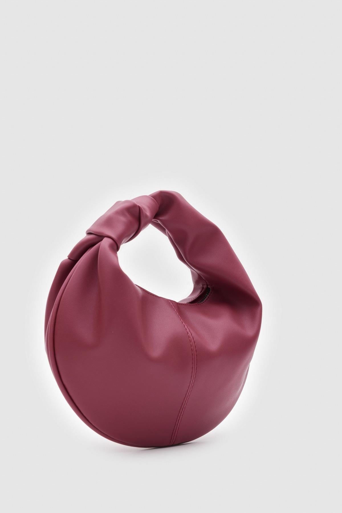 Hand Baget Çanta Bordo