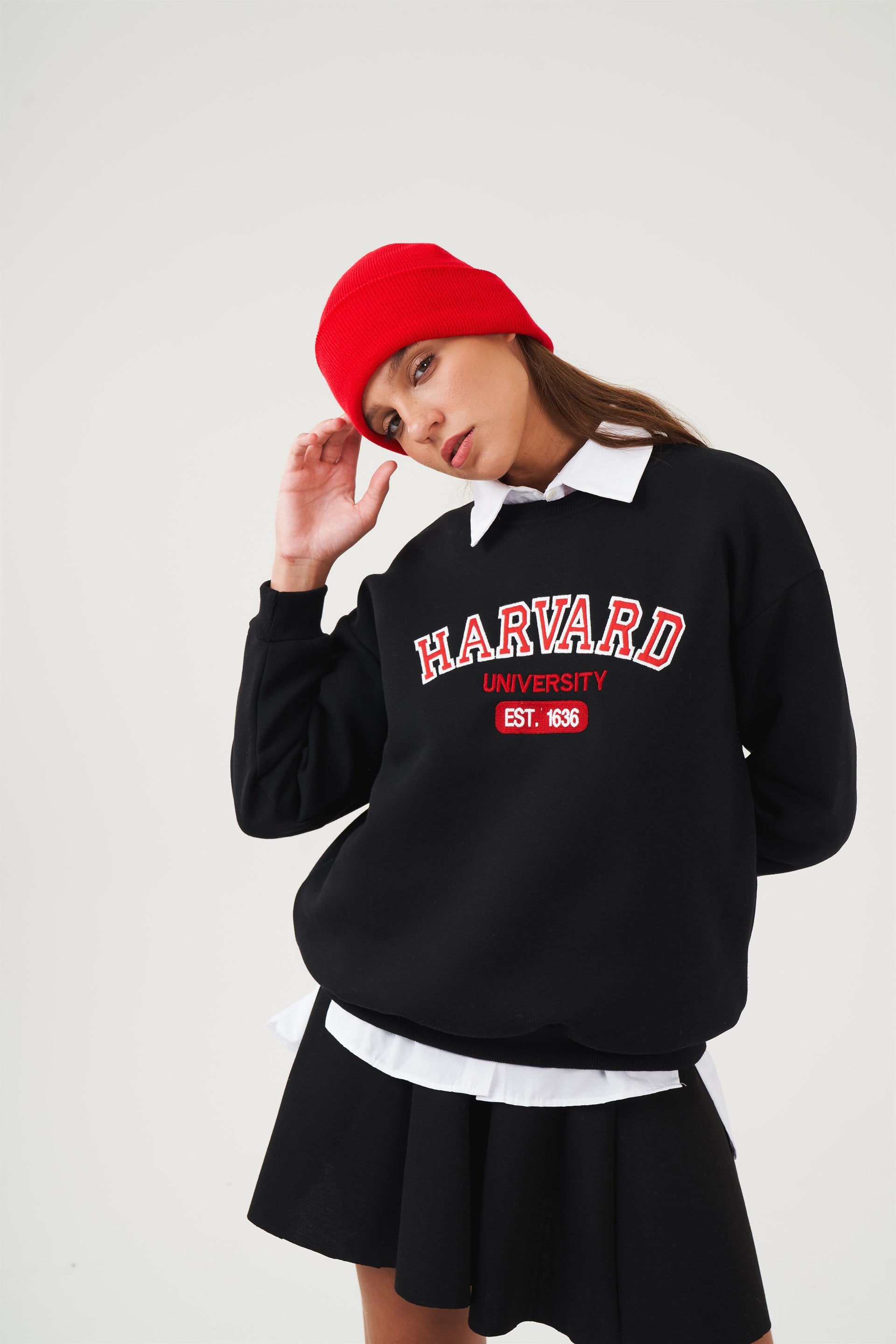 Harvard Baskılı Sweatshirt