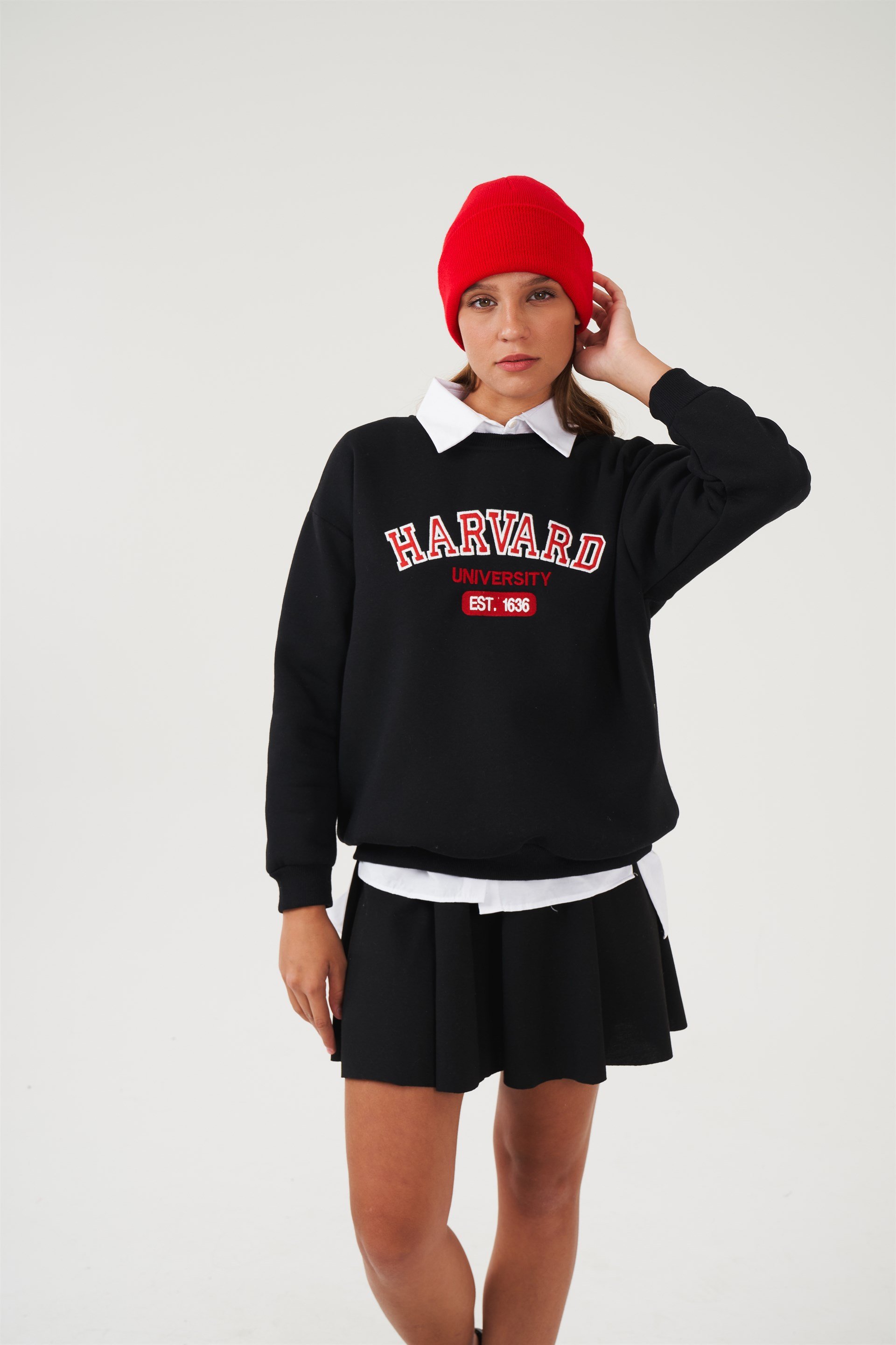 Harvard Baskılı Sweatshirt