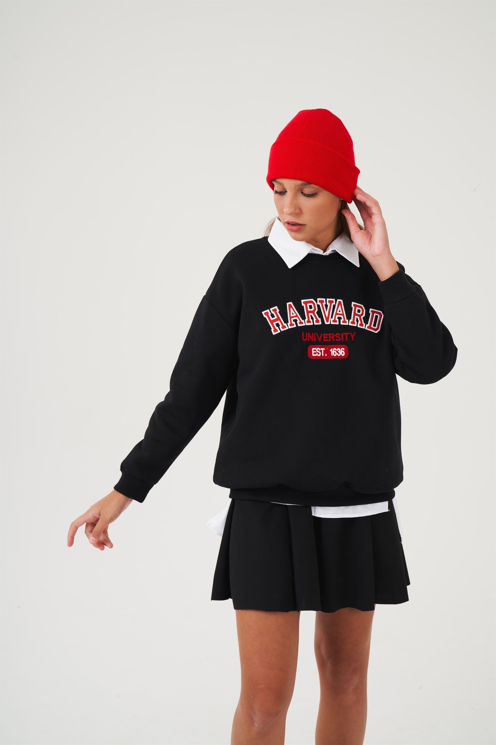 Harvard Baskılı Sweatshirt