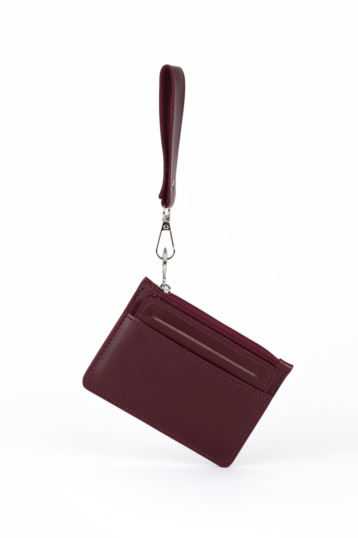 İç İçe Geçmeli Kartlık Bordo