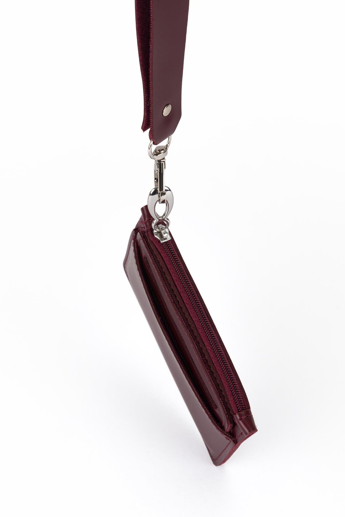 İç İçe Geçmeli Kartlık Bordo