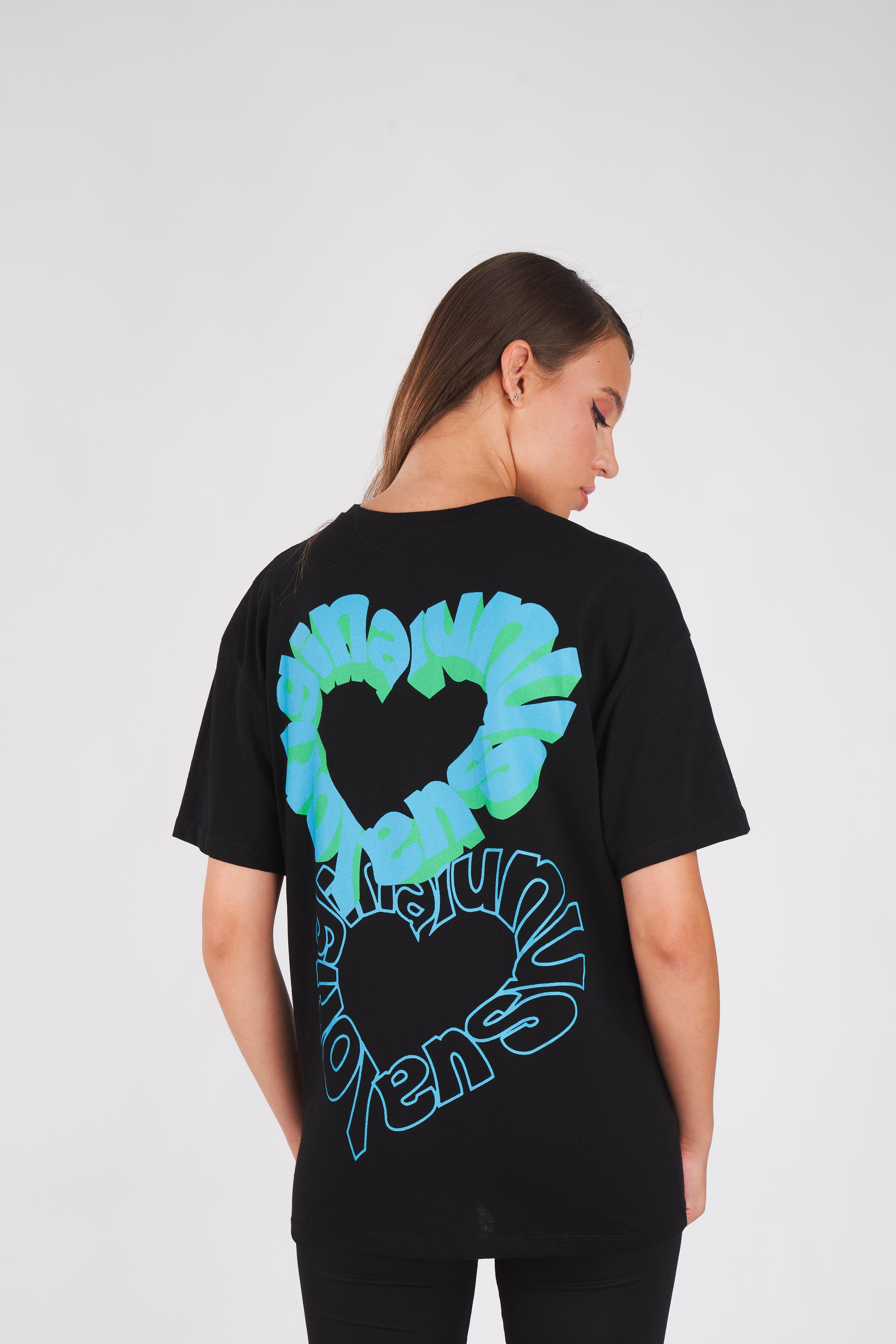 Kalp Baskılı T-shirt1