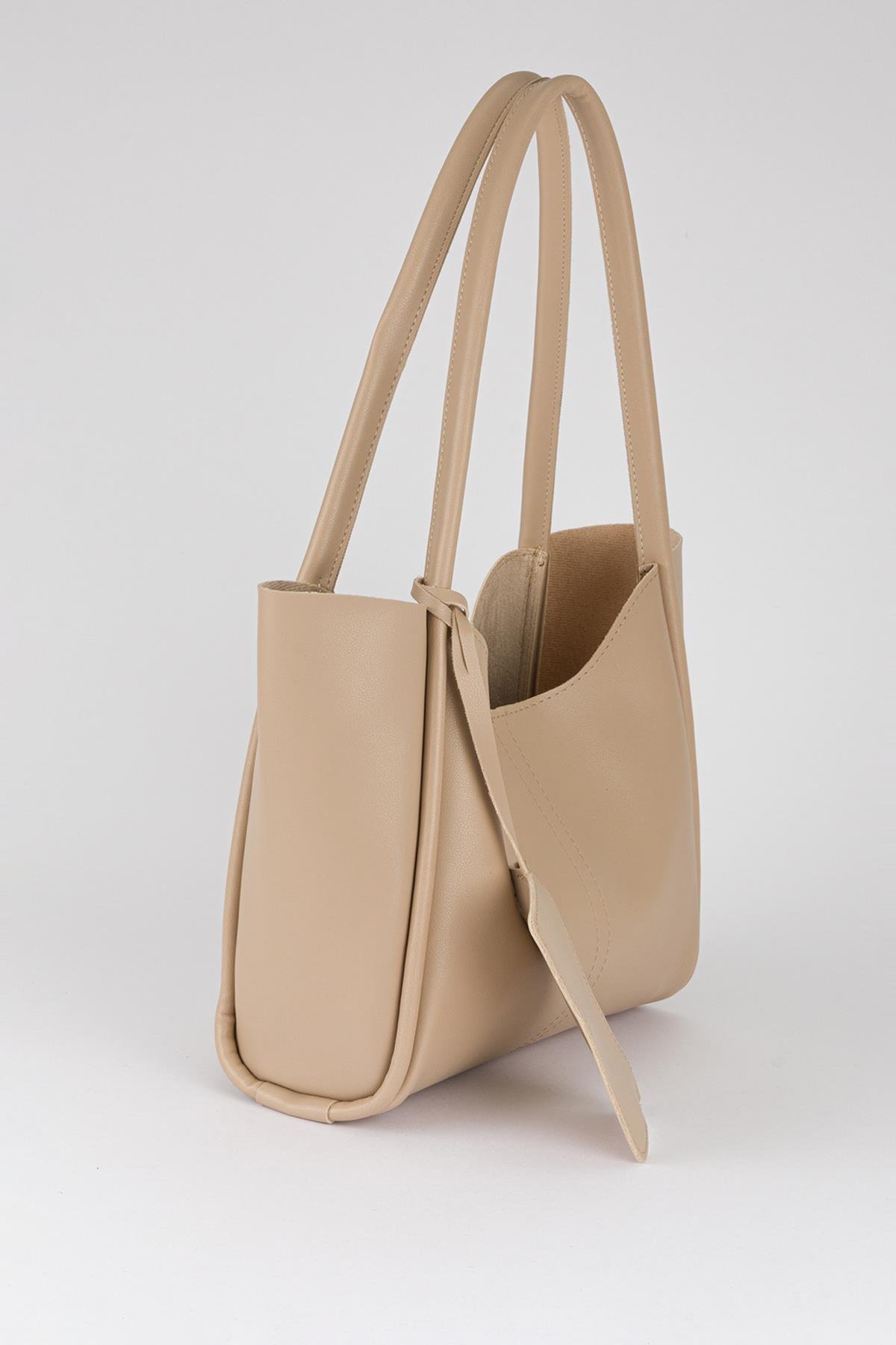 Kanse Salaş Omuz Çantası Ekru