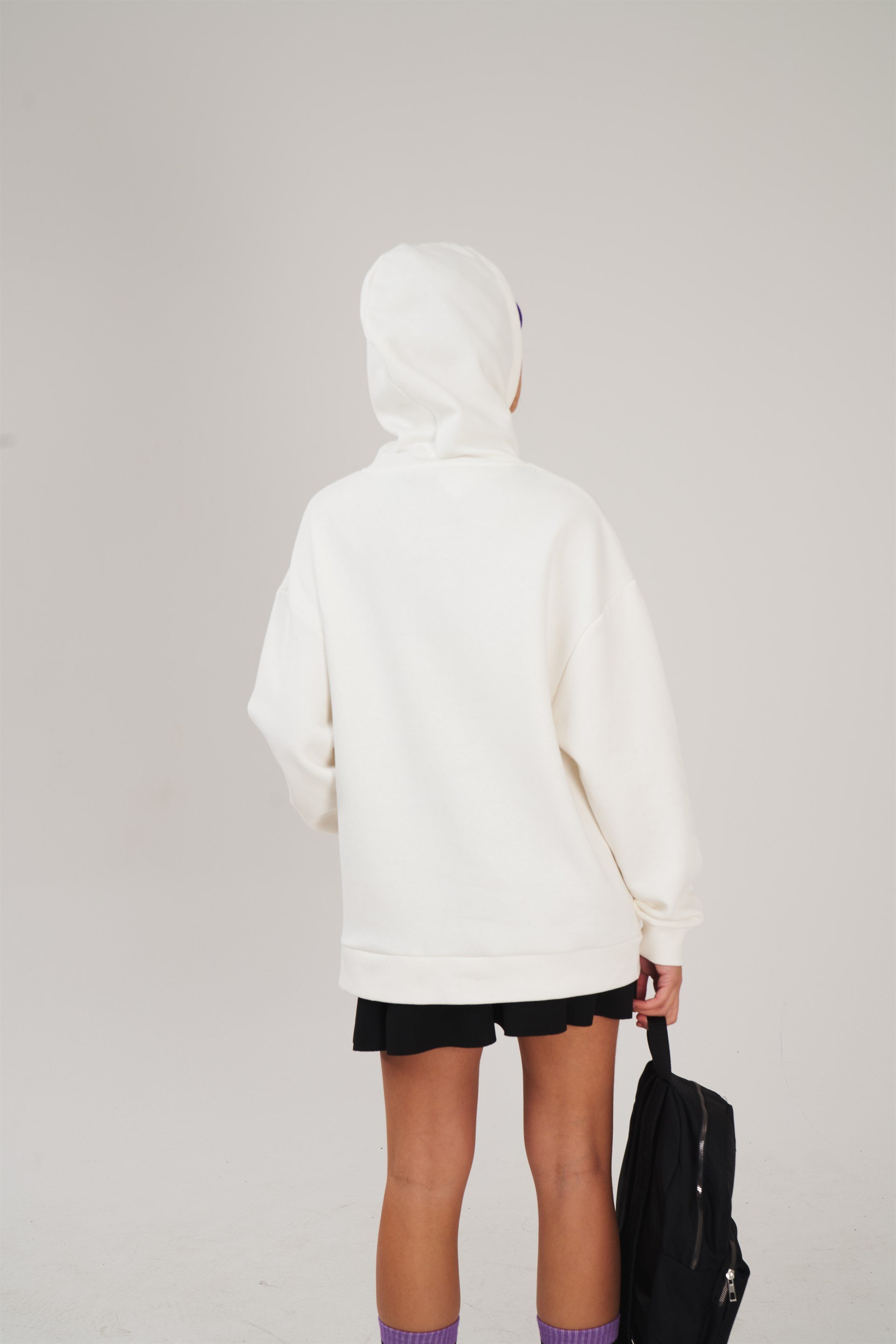 Kapüşonlu Oversize Sweatshirt
