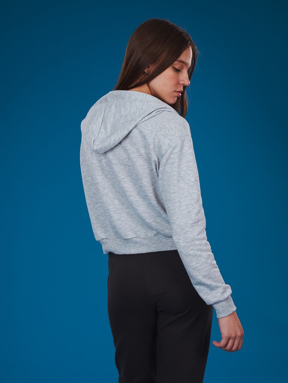 Kapüşonlu Sweatshirt Ceket