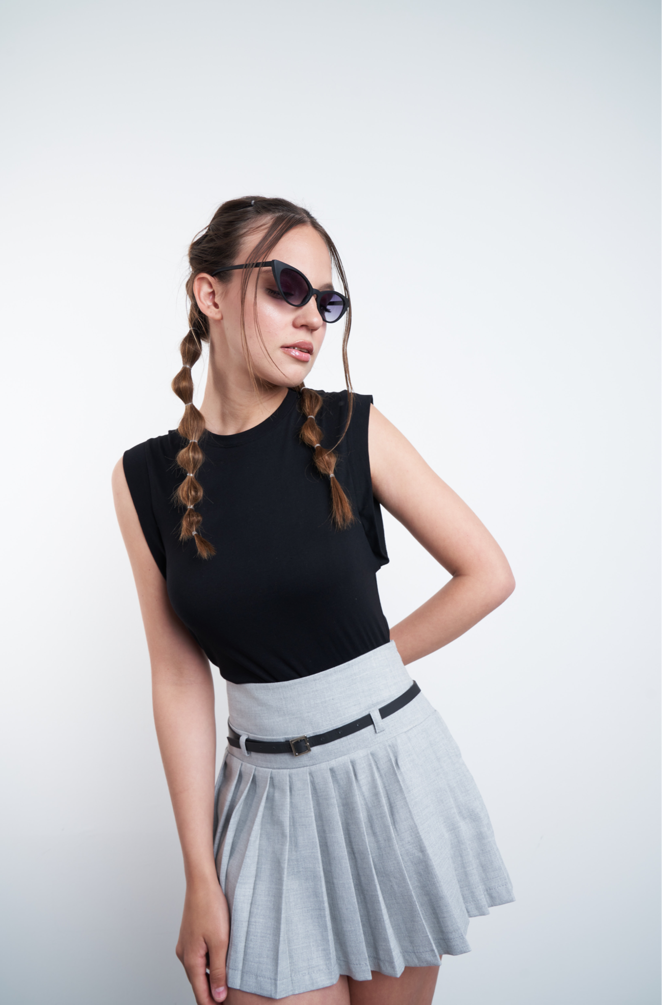 Kolsuz T-shirt Siyah