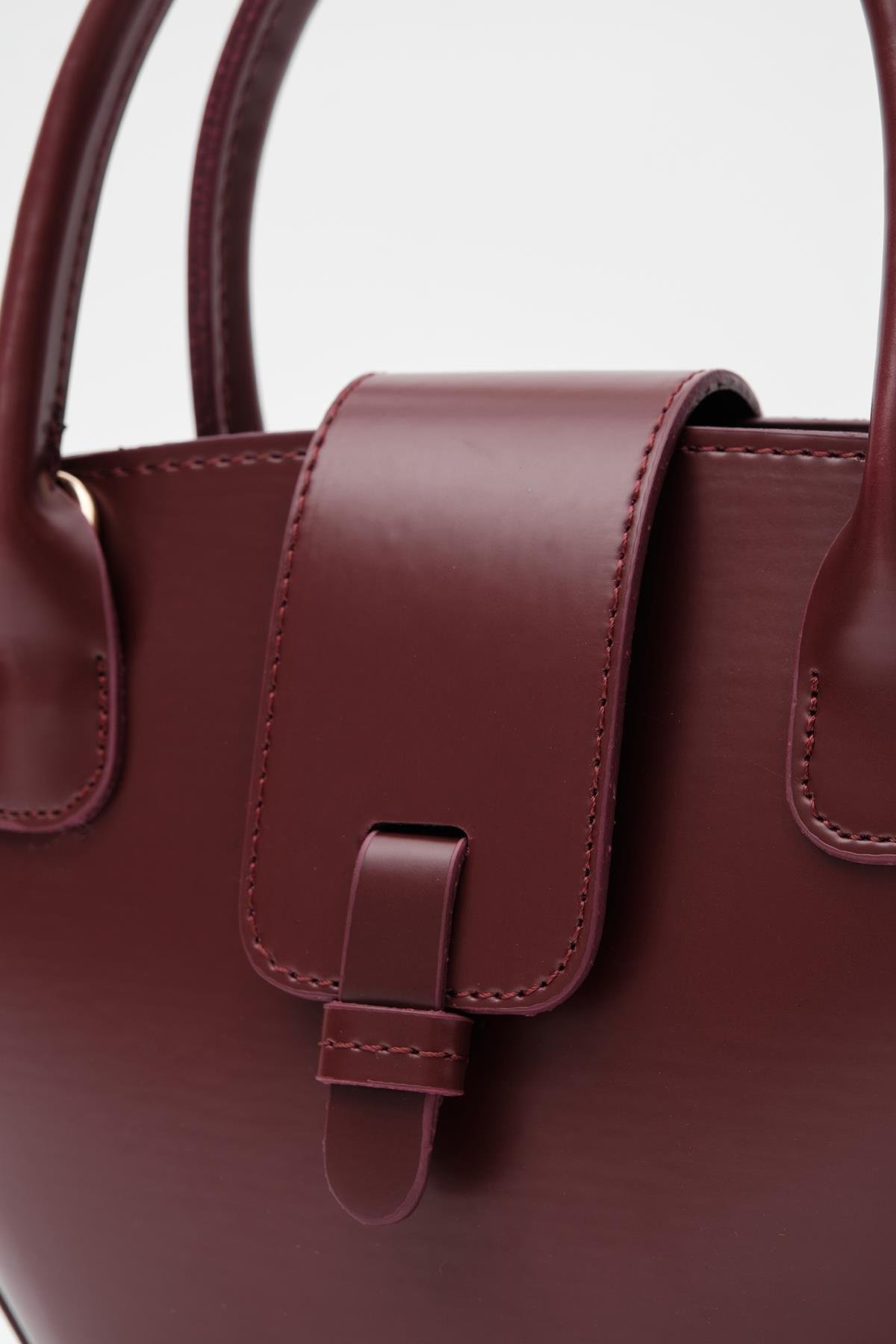 Kova Çapraz Çanta Bordo